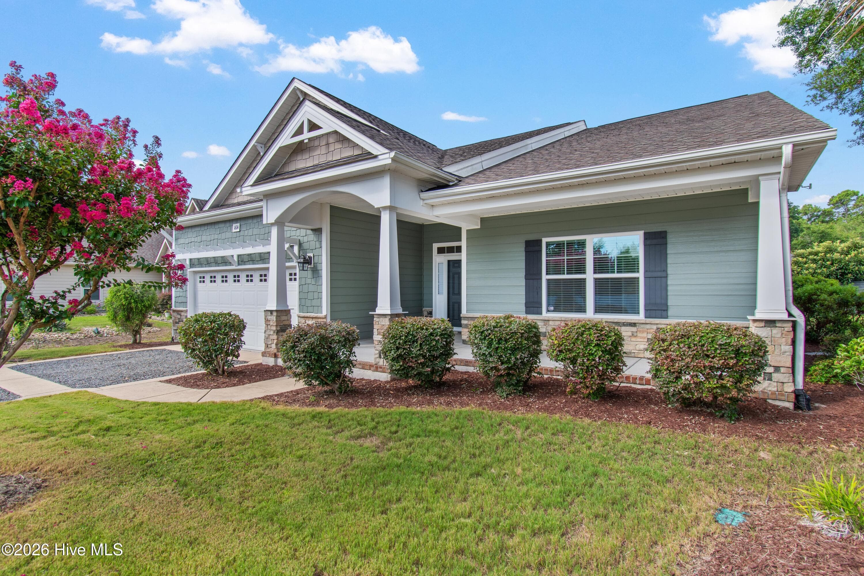 Notice the mature, clean landscaping. - 1674 Back Bay Drive SW, Shallotte, NC 28470