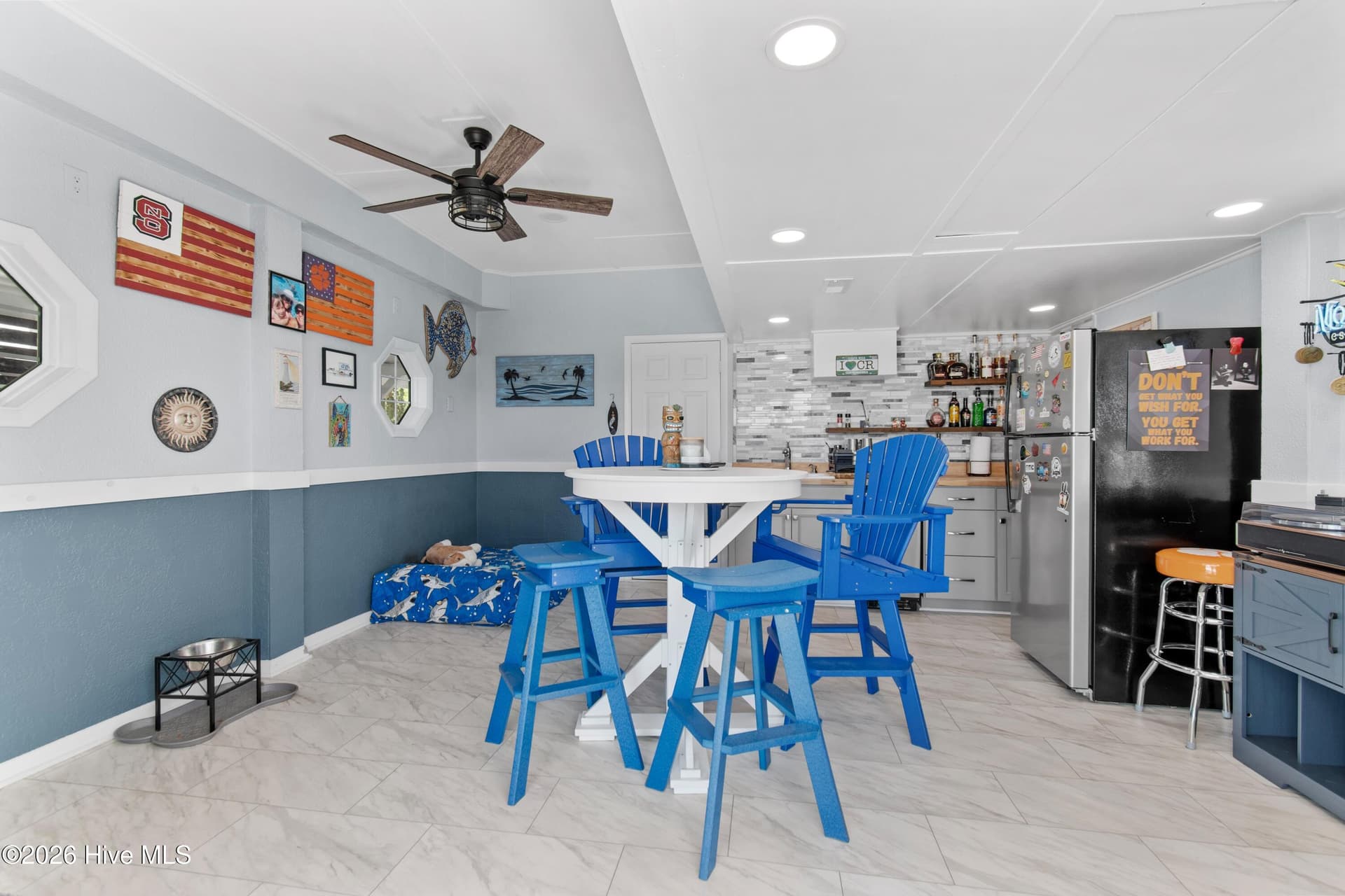 Ground floor kitchenette. Access the full bathroom and ground floor bedroom from this kitchen. - 2024 Camelot Drive SW, Ocean Isle Beach, NC 28469
