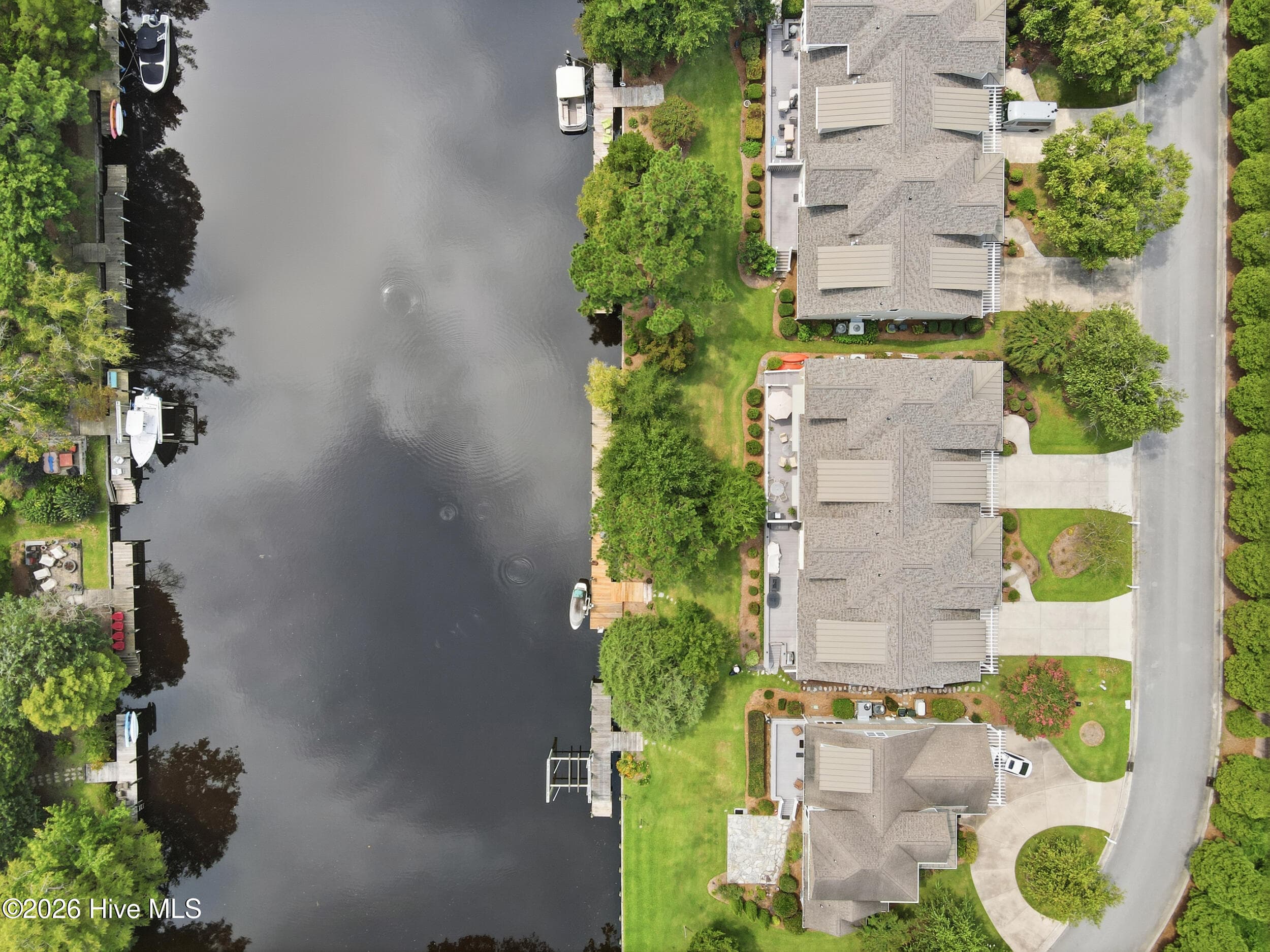 Aerial View / Waterview - 2207 Hidden Harbor Drive, New Bern, NC 28562