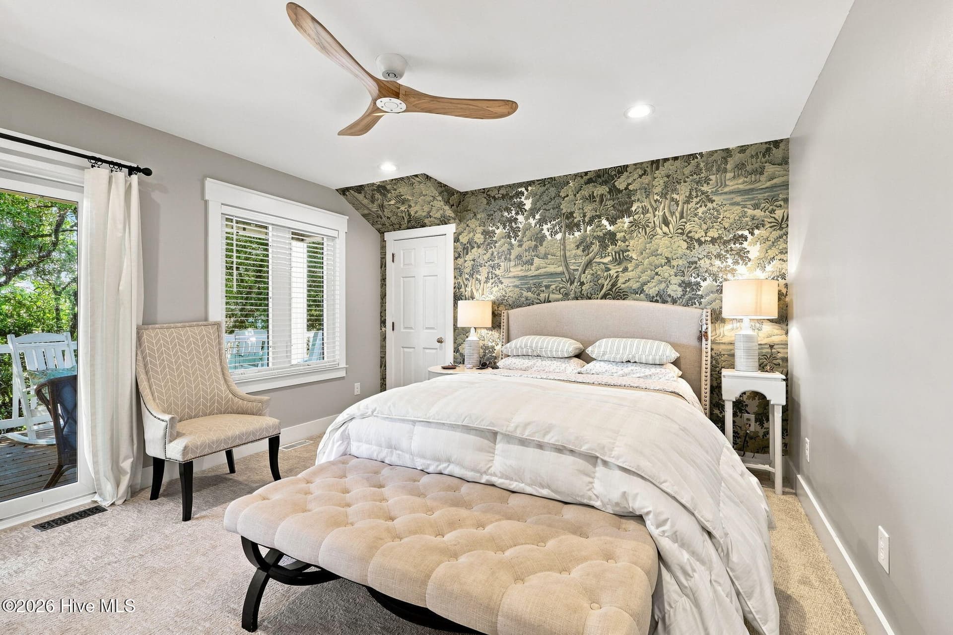 Spacious primary suite with beautiful finishes and a peaceful coastal atmosphere. - 103 Georgia Street, Emerald Isle, NC 28594