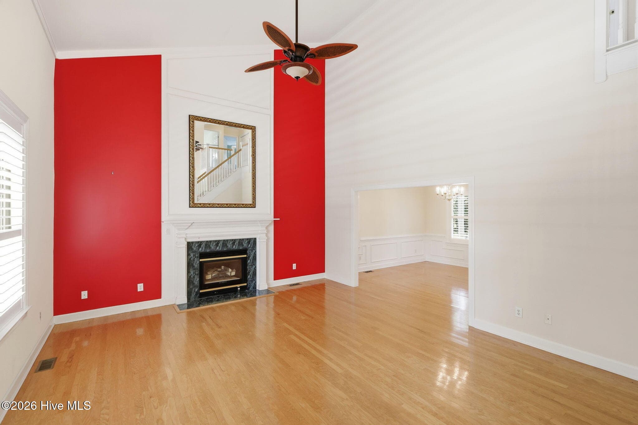 Living room into dining - 104 Talford Drive, Atlantic Beach, NC 28512