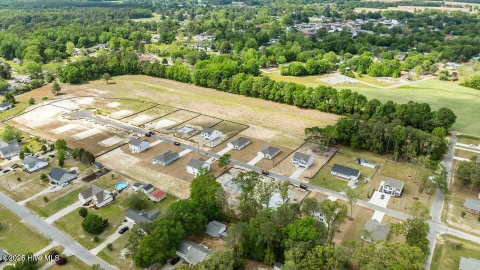 Aerial photos of Blair Ridge * Photos are not of actual home or interior features and are representative of floor plan only. * - 125 Claude Street Lot 46, La Grange, NC 28551