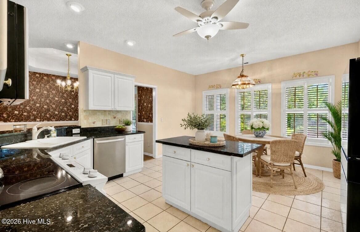 Virtually Staged Kitchen-Breakfast Nook - 1113 Willow Pond Lane, Leland, NC 28451