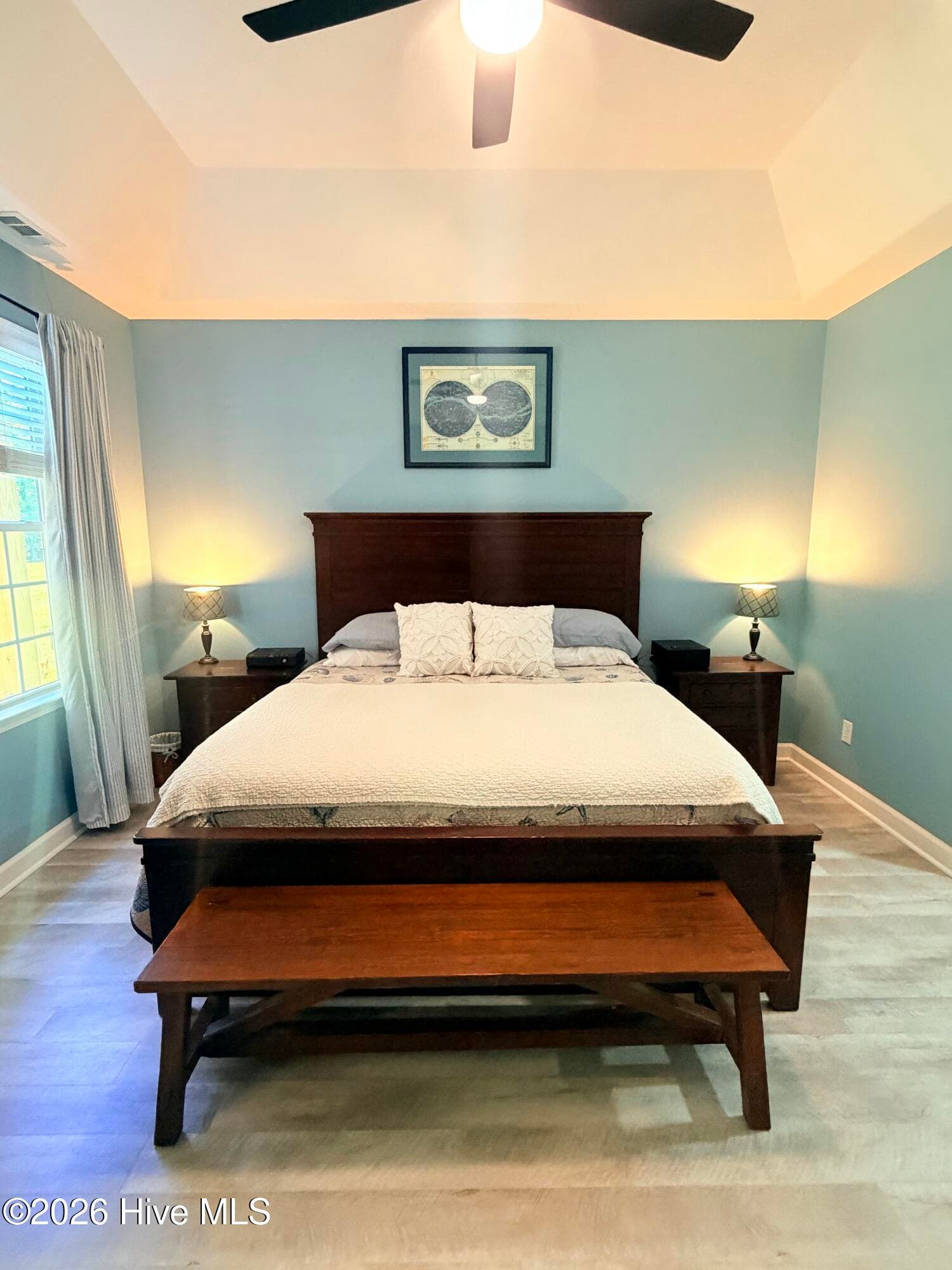 Primary bedroom - 1926 Snowy Egret Drive, Morehead City, NC 28557