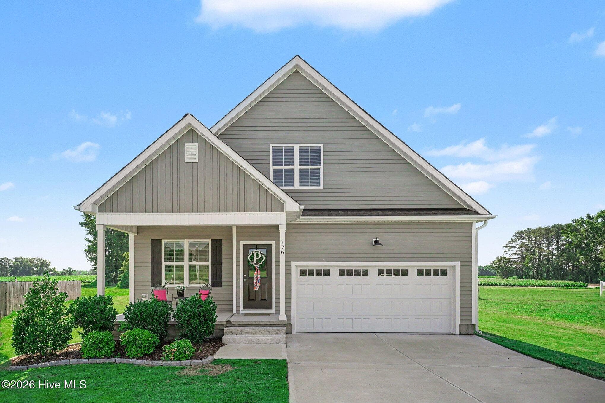 Front view - 176 Glenwood Place, Kenly, NC 27542