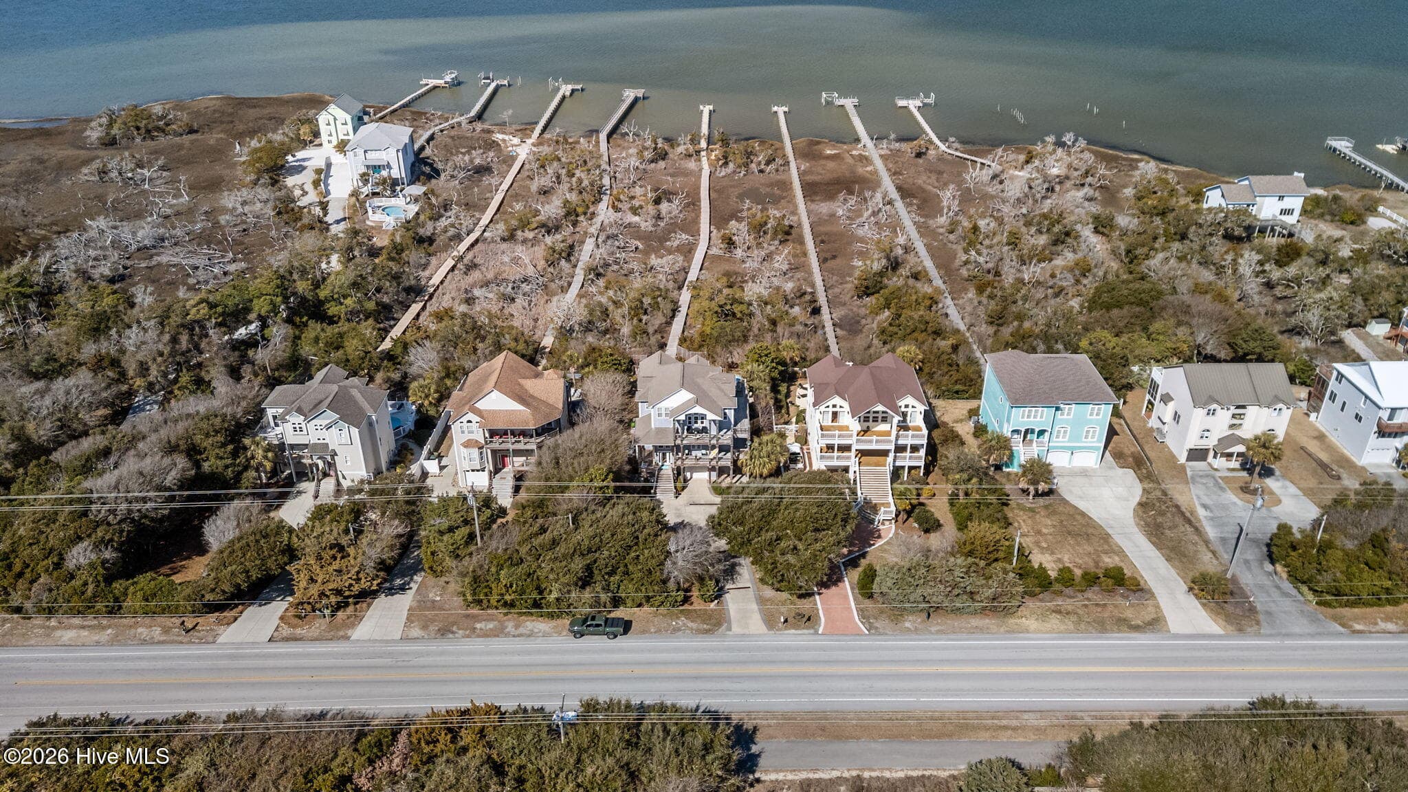 Distant Aerial View - 4204 Emerald Drive, Emerald Isle, NC 28594