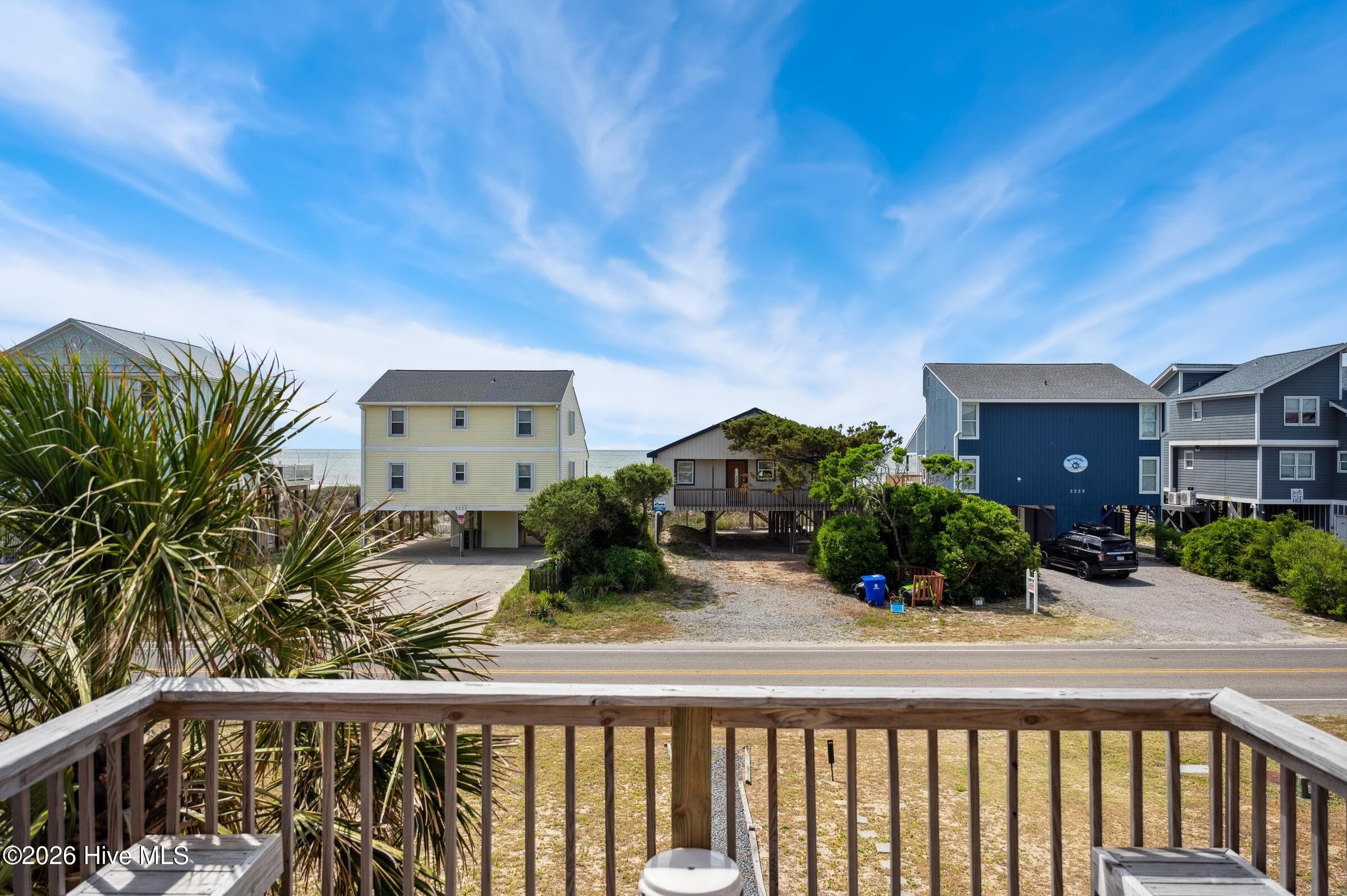 Partial ocean view - 2330 W Beach Drive, Oak Island, NC 28465