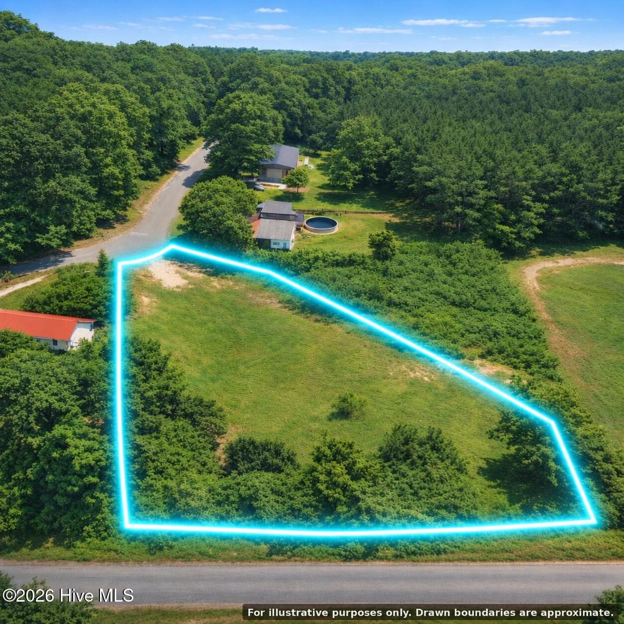 Residential Lot at 0 Rough Lane, Louisburg, NC 27549, photo 3 of 10