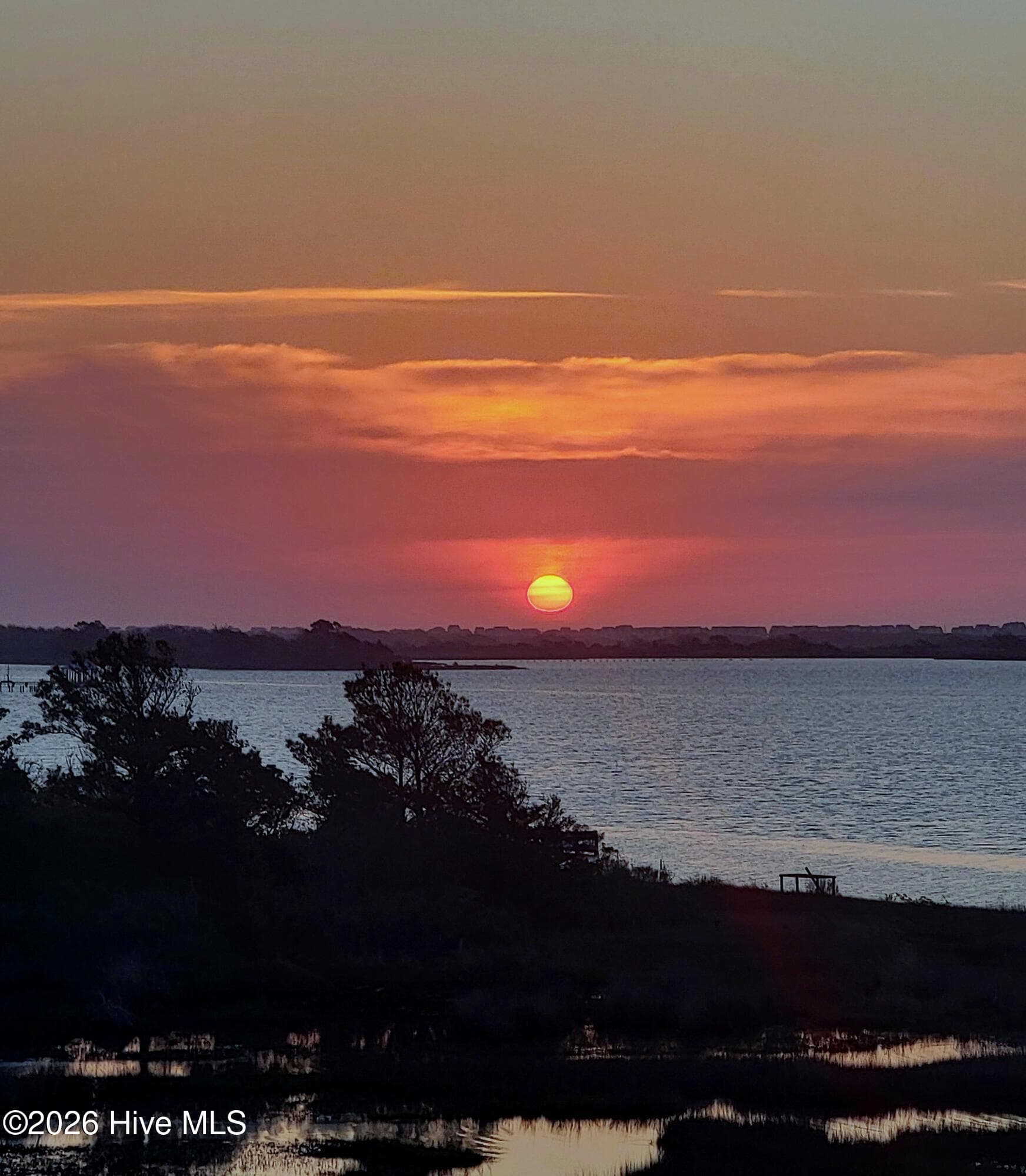 Sunrise from the back deck - 401 Caspian Court, Holly Ridge, NC 28445
