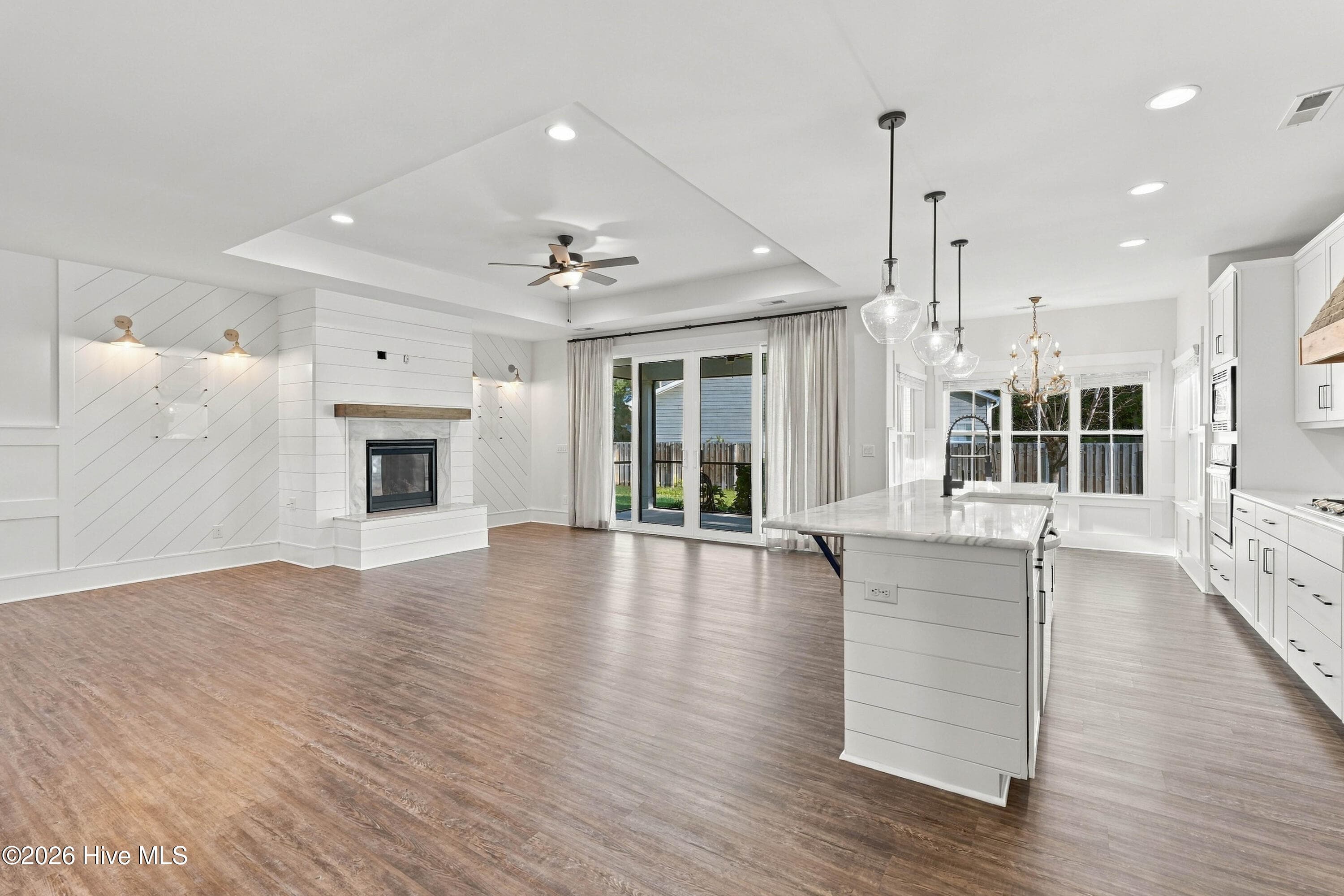 Kitchen and Living Area - 11 Lemongrass Court, Hampstead, NC 28443