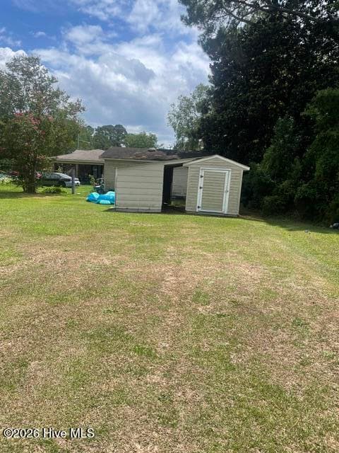 Shed in backyard - 114 Short Street 1, Warsaw, NC 28398