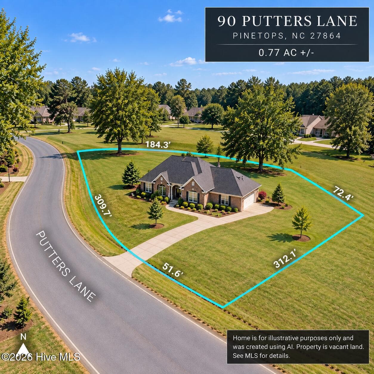 Virtual House - 90 Putters Lane, Pinetops, NC 27864
