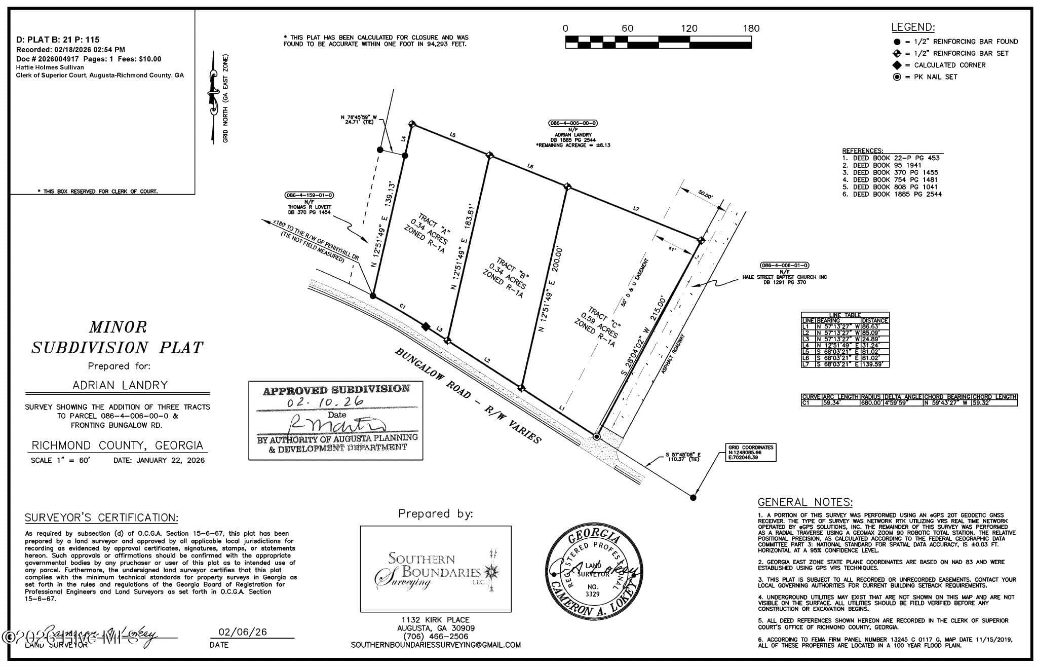 Tract B Bungalow Road, Augusta, GA 30906