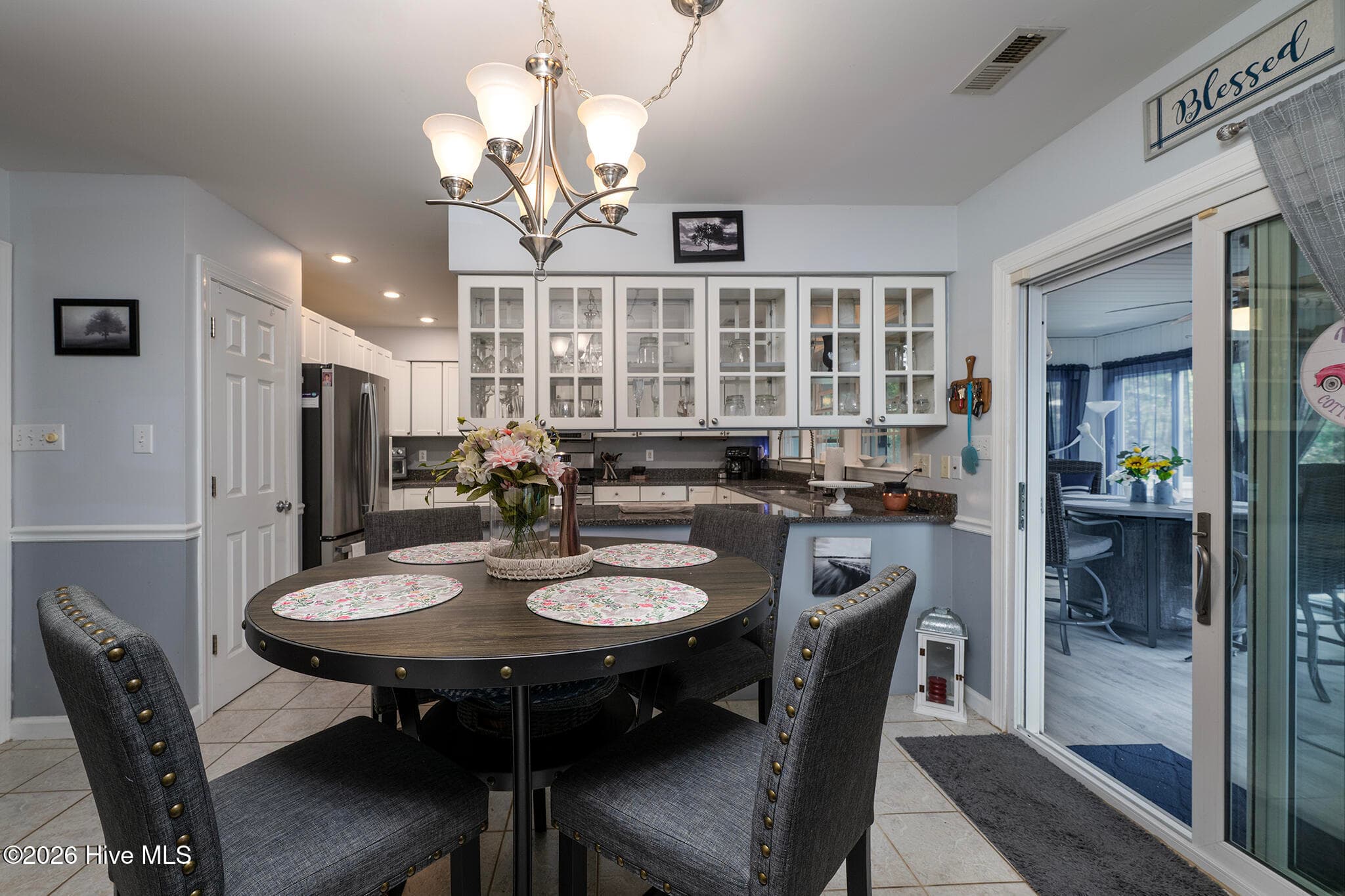 Dining Space and Kitchen - 106 Windlass Way, Aurora, NC 27806