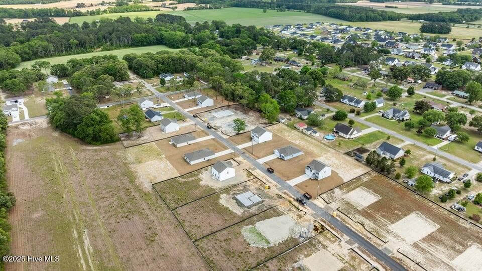 Aerial photos of Blair Ridge * Photos are not of actual home or interior features and are representative of floor plan only. * - 125 Claude Street Lot 46, La Grange, NC 28551