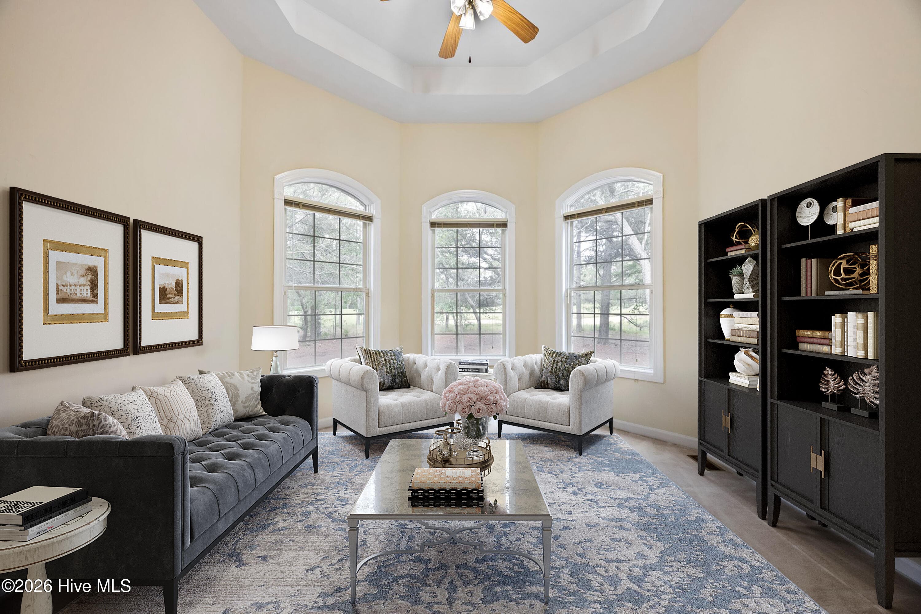 Upstairs front Bedroom virtual staging - 1834 Quail Point SE, Bolivia, NC 28422