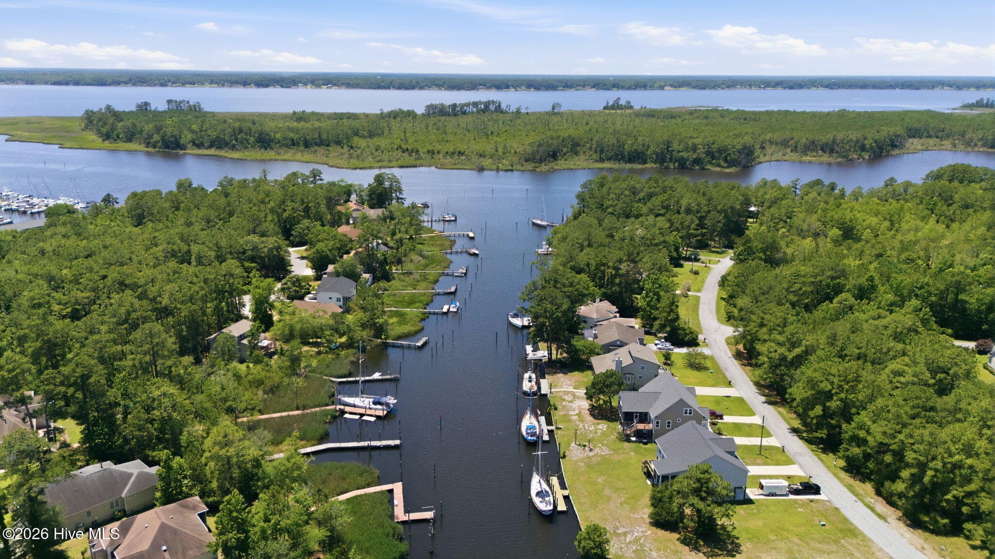 Looking toward the Neuse River - 913 Hearthside Court, New Bern, NC 28560