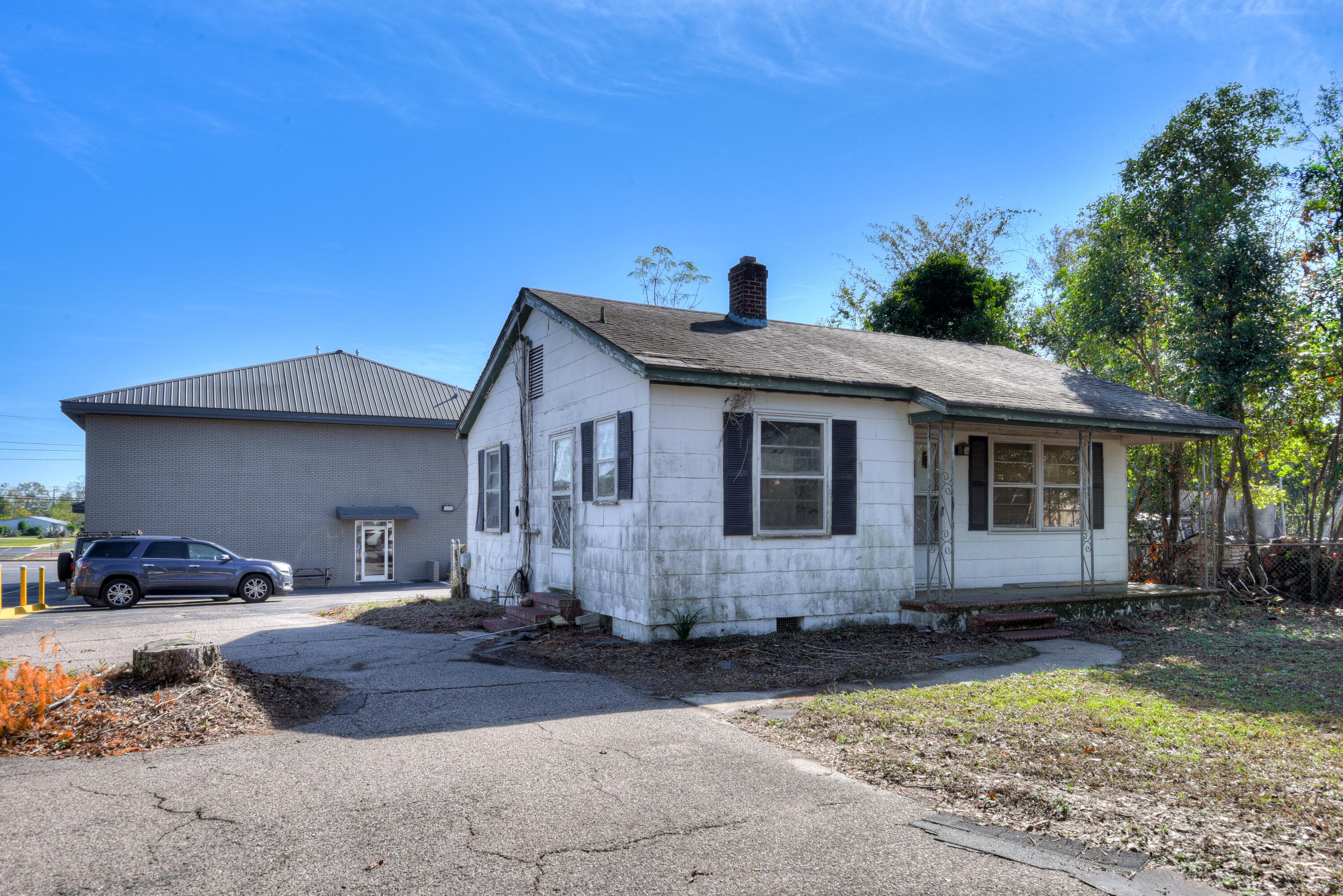 rear entrance - included is the second parcel with the house - 332 Edgefield Road, North Augusta, SC 29841
