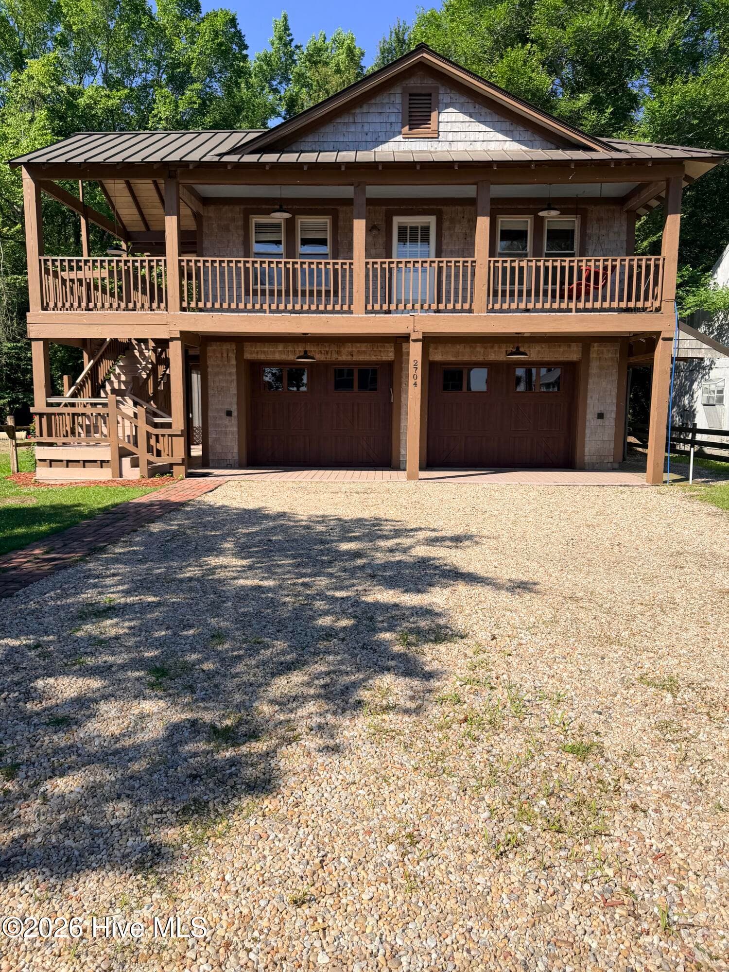 front of home - 2704 Waccamaw Shores Road, Lake Waccamaw, NC 28450