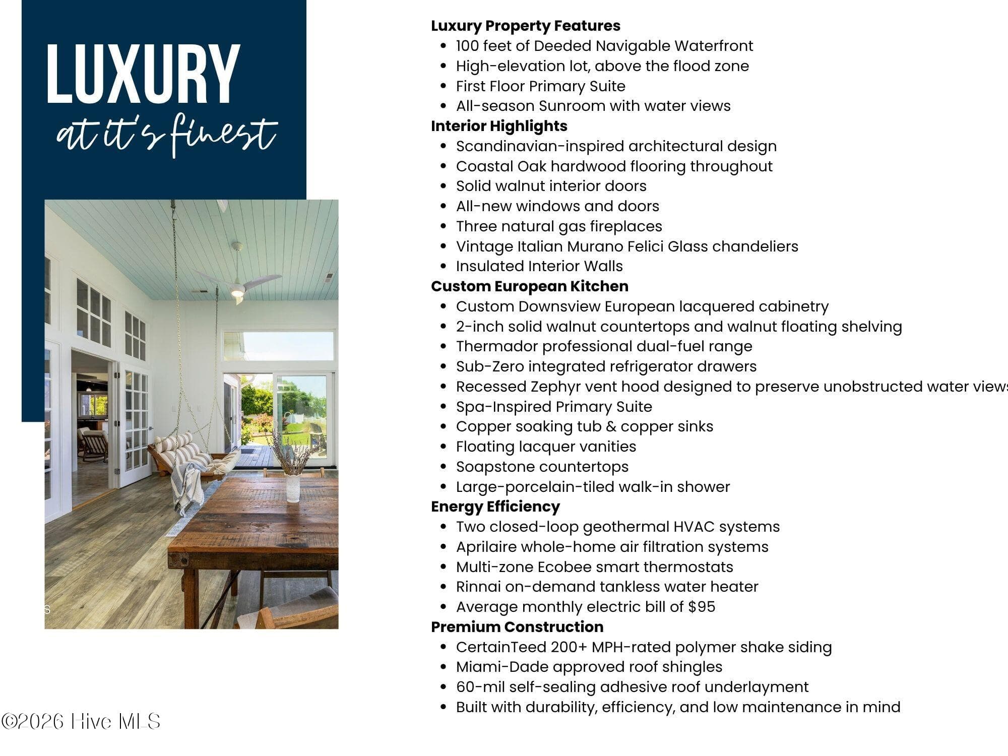 Property Features Sheet - 228 Drake Landing, New Bern, NC 28560