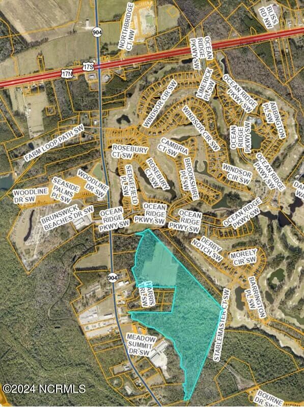 Approx 1 mile from Hwy 17 and Hwy 904 intersection - 556 Harris Trail SW, Ocean Isle Beach, NC 28469