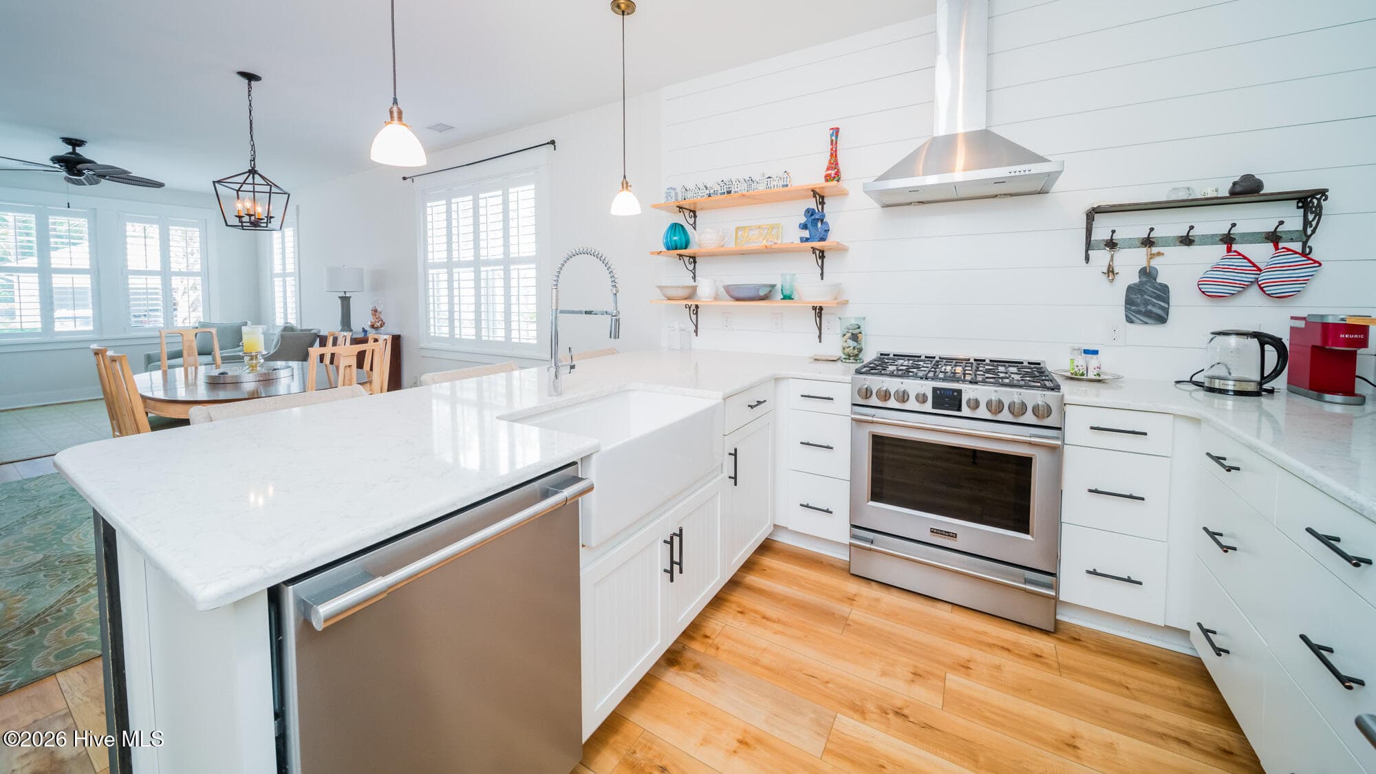 Kitchen towards stove - 2051 Manor Parc Drive, Calabash, NC 28467