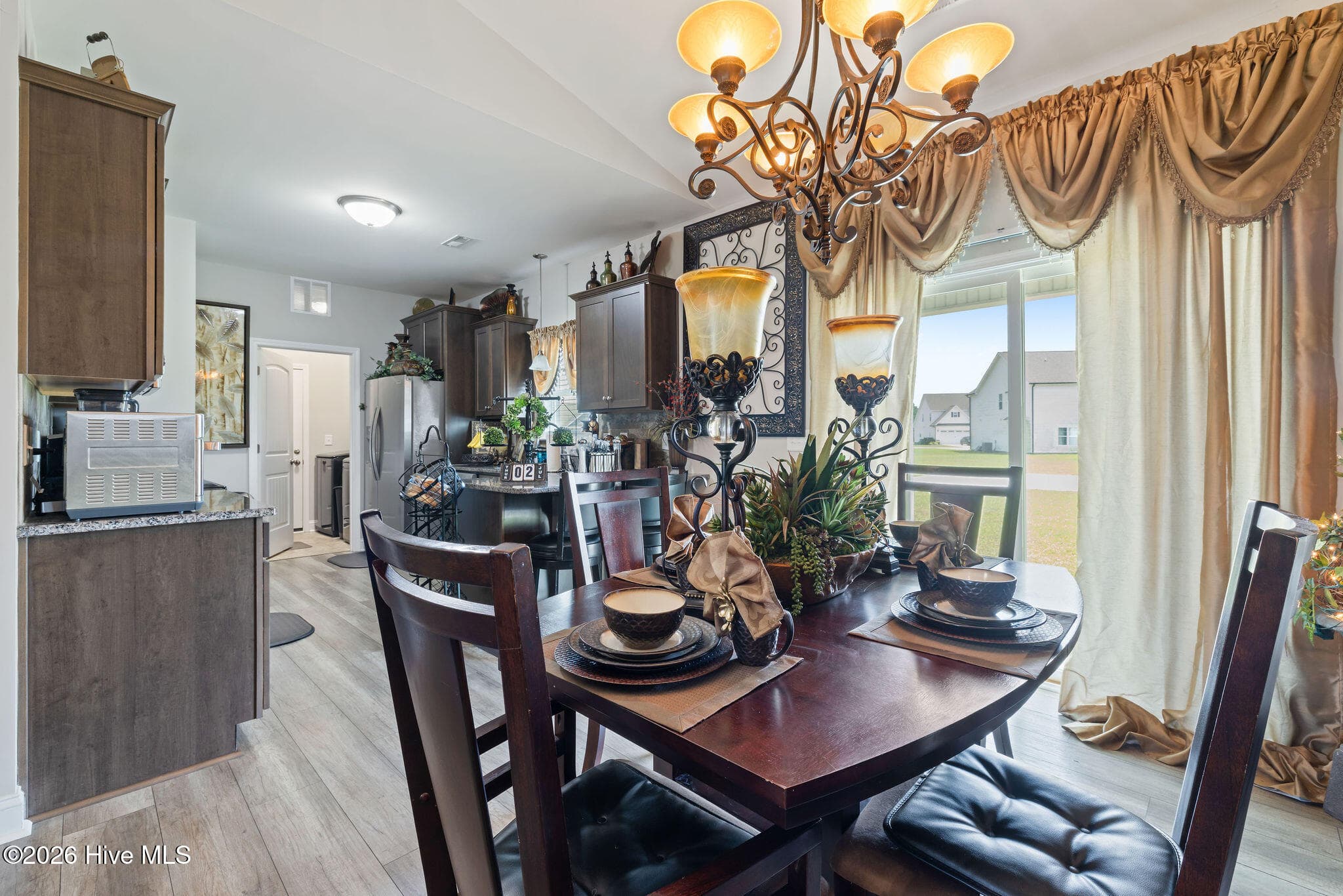 Dining area with view of the Kitchen - 214 Weeping Willow Drive, La Grange, NC 28551