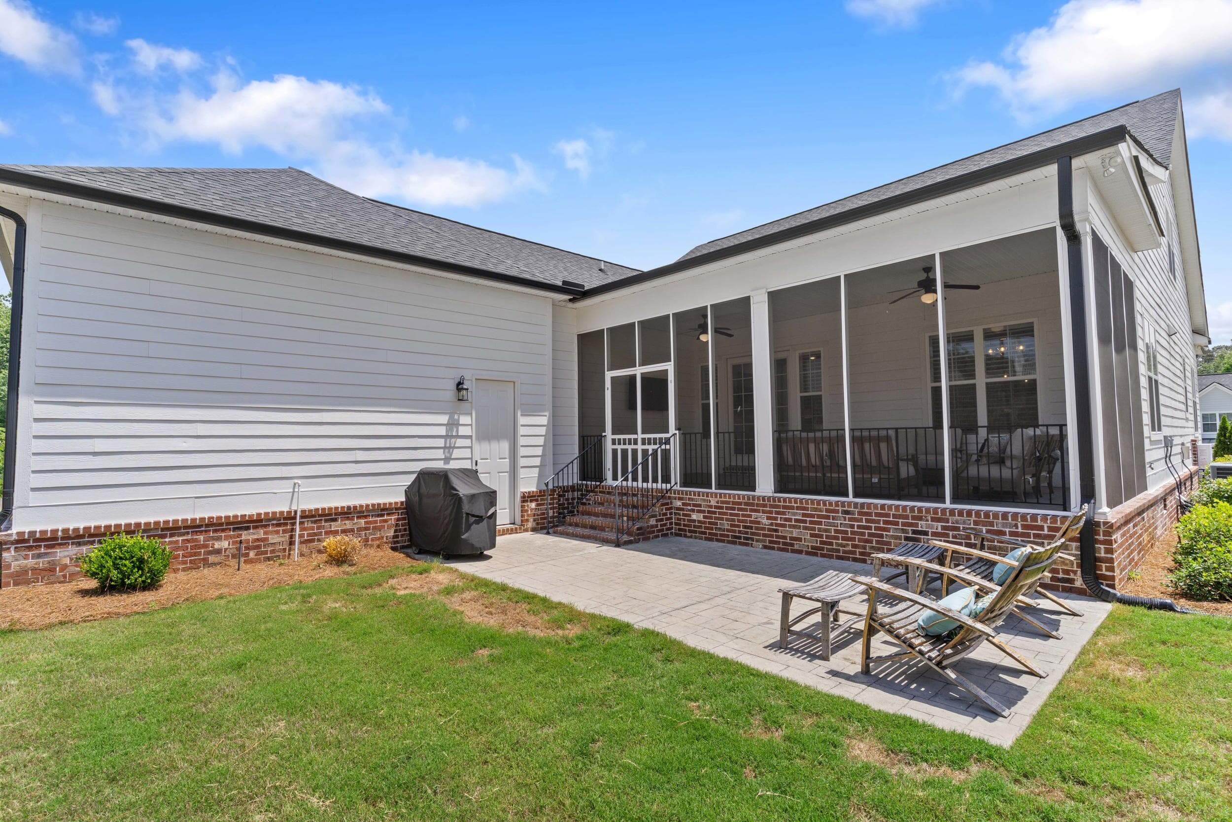 Back patio - 4304 Sabal Drive, Evans, GA 30809