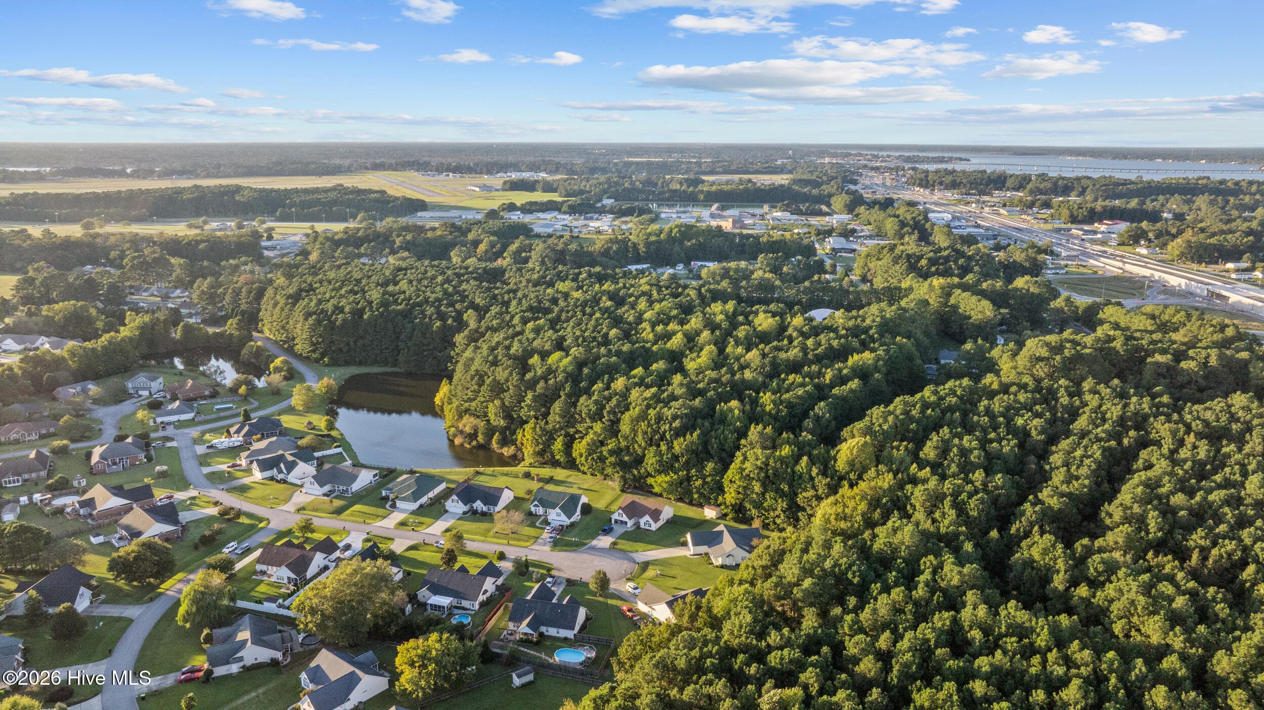 Aerial View - 117 Clearbrook Way, New Bern, NC 28562