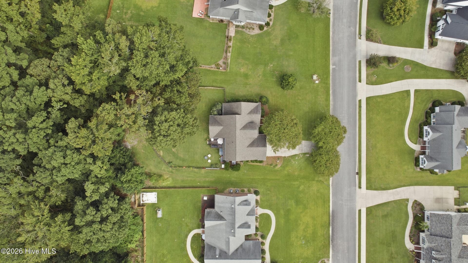 Aerial View - 112 Barkside Lane, New Bern, NC 28562