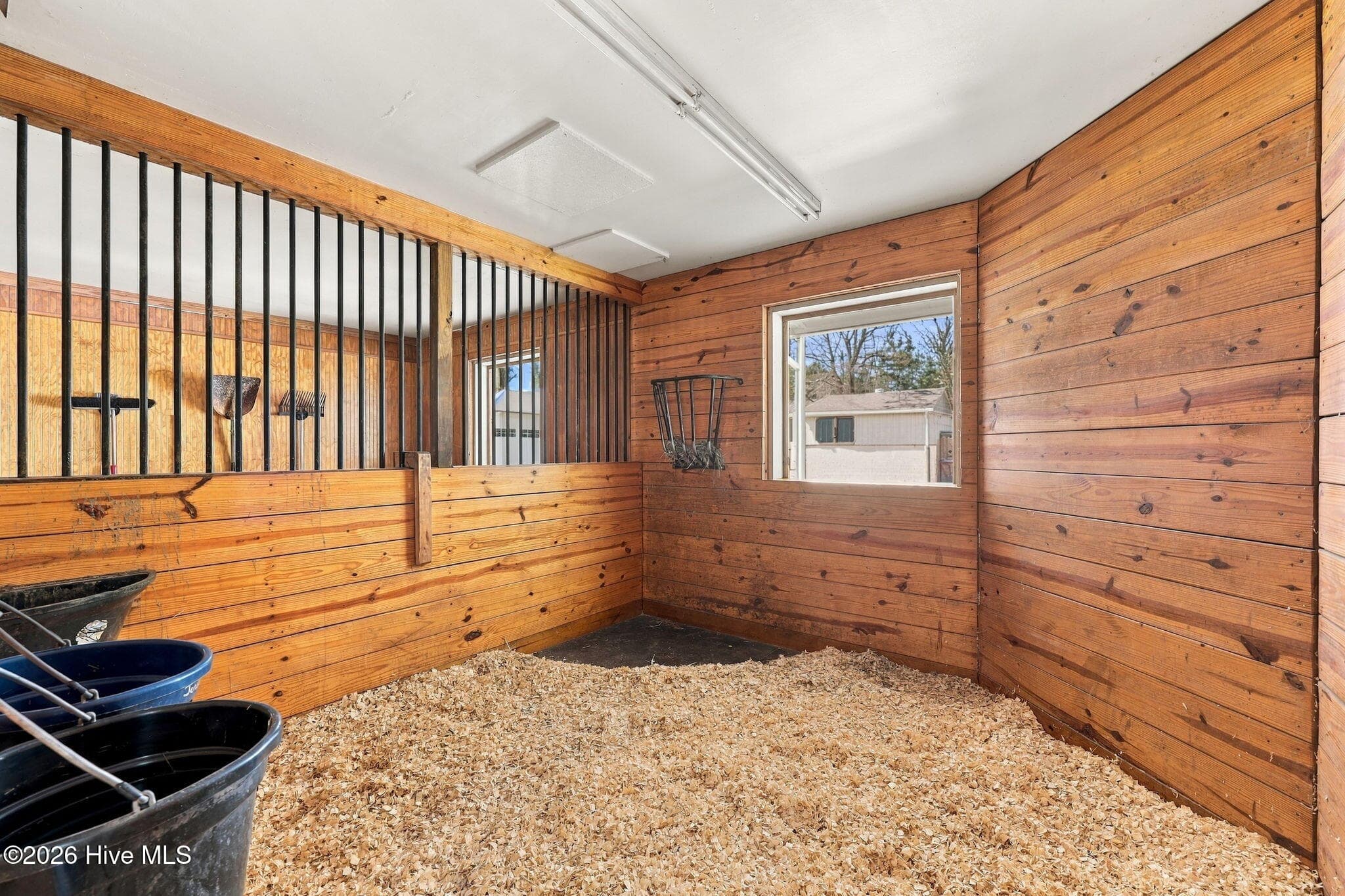 ample sized stalls with rubber mats - 104 Meadows Lane, Aberdeen, NC 28315