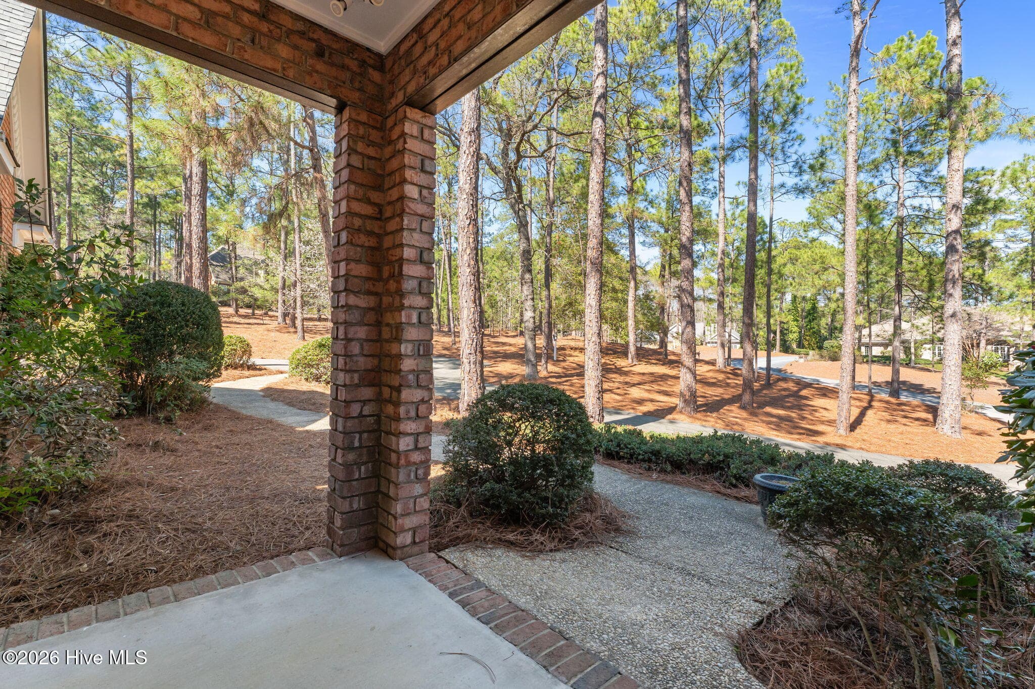 View out the front entrance. - 22 Lochmere Drive, Pinehurst, NC 28374