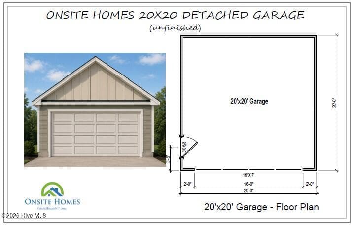 Detached Garage - 197 Bibey Road, Carthage, NC 28327