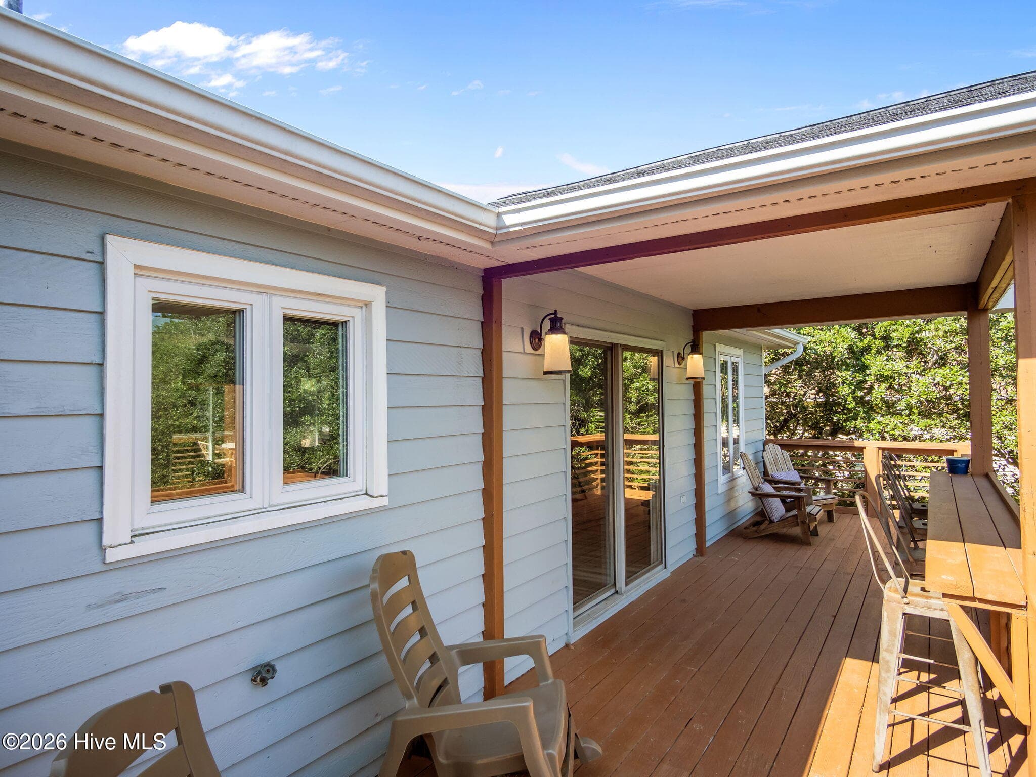 Open & Covered Front Deck - 5415 Cedar Tree Lane, Emerald Isle, NC 28594