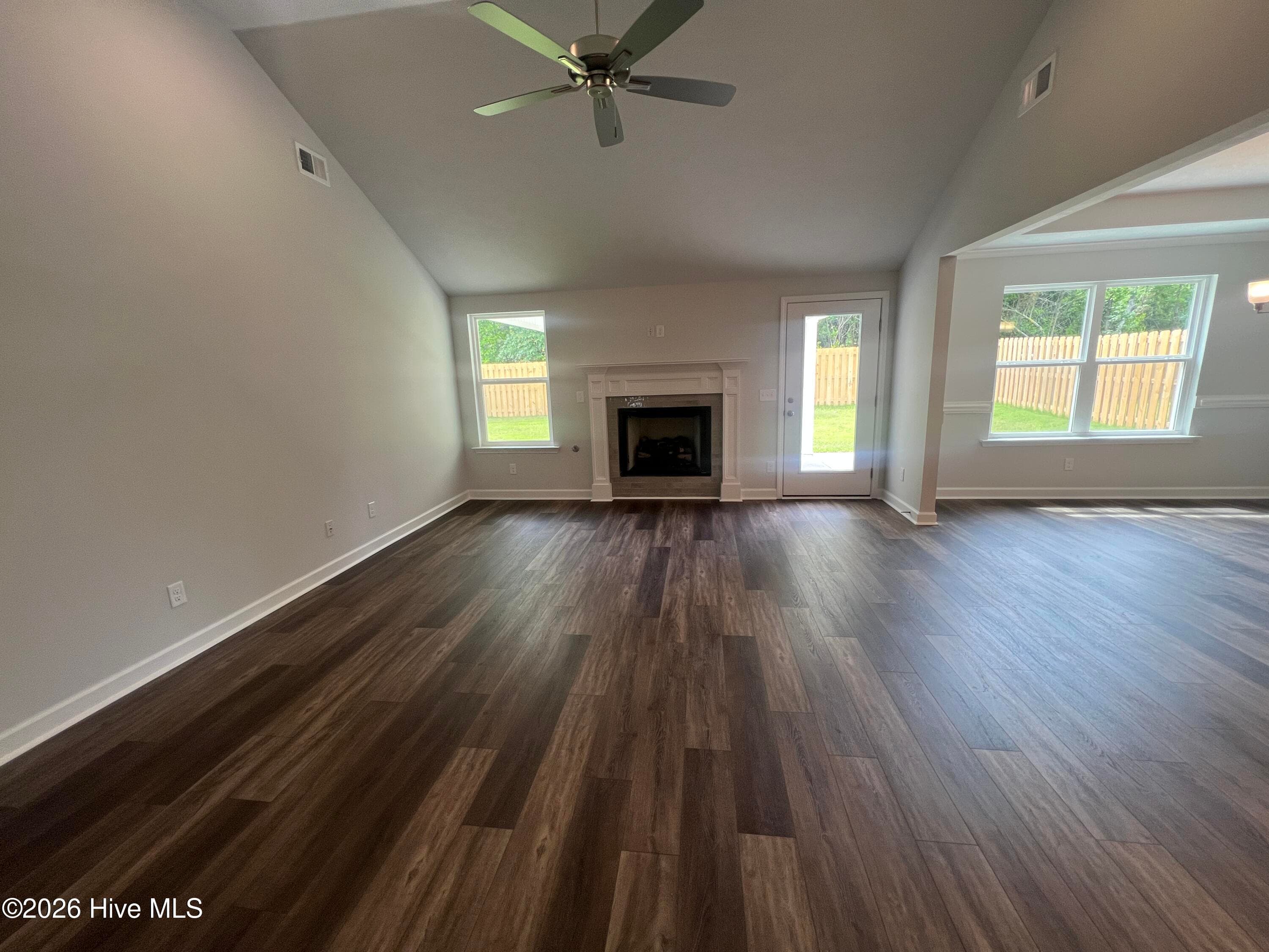 Vaulted ceiling. - 8887 Snelling Drive, Aiken, SC 29803