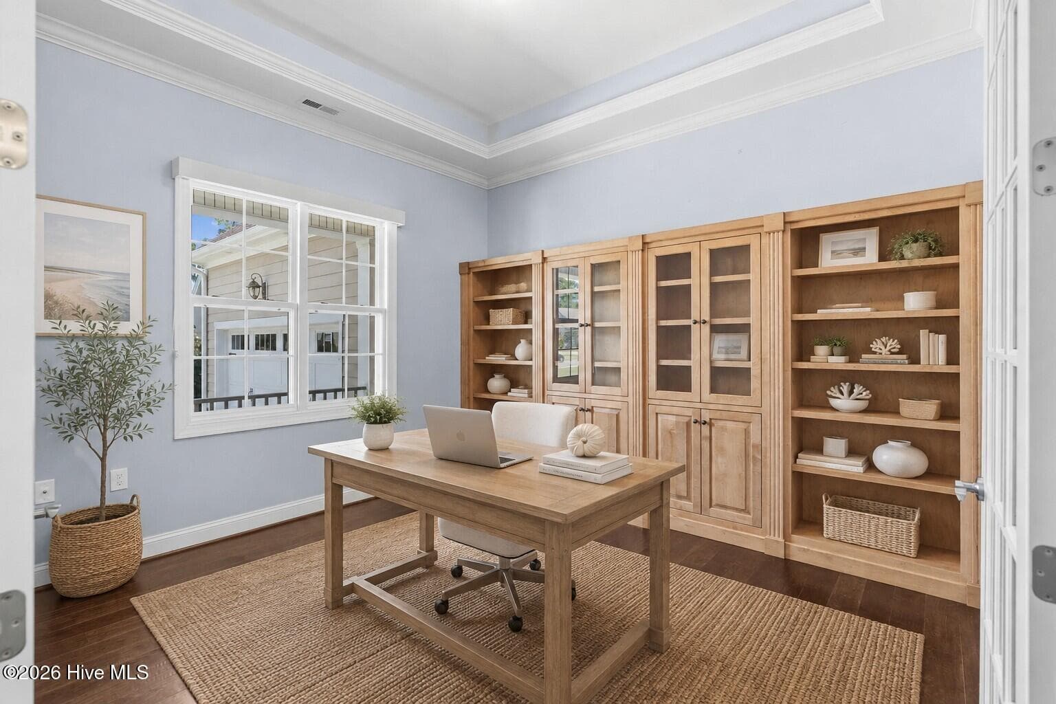 Virtual Staged office - 5110 Stoney Point Drive, Leland, NC 28451