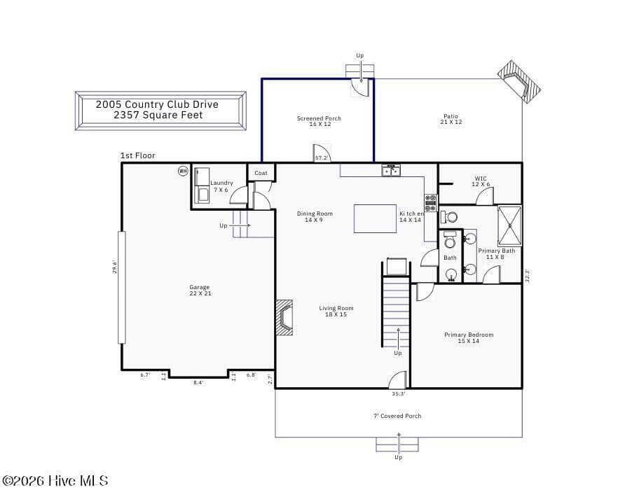 Single Family Residence at 2005 Country Club Drive, Hampstead, NC 28443, photo 64 of 66