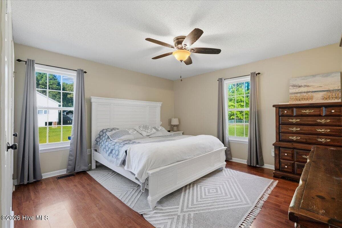Primary bedroom - 110 Hilltop Drive, Four Oaks, NC 27524