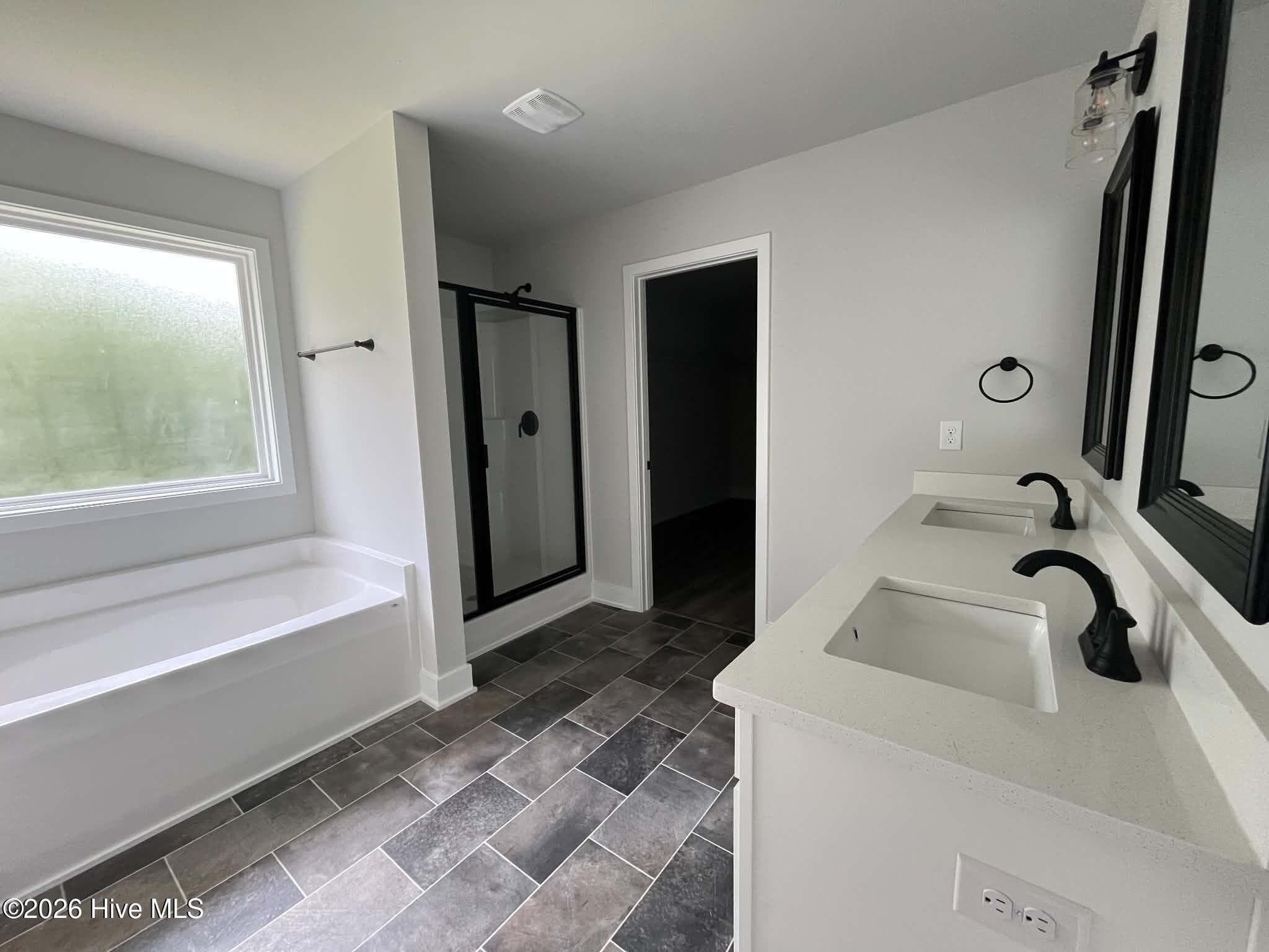 Photo of floor plan in different community. Actual colors and options may vary. - 2119 Caracara Drive, New Bern, NC 28560