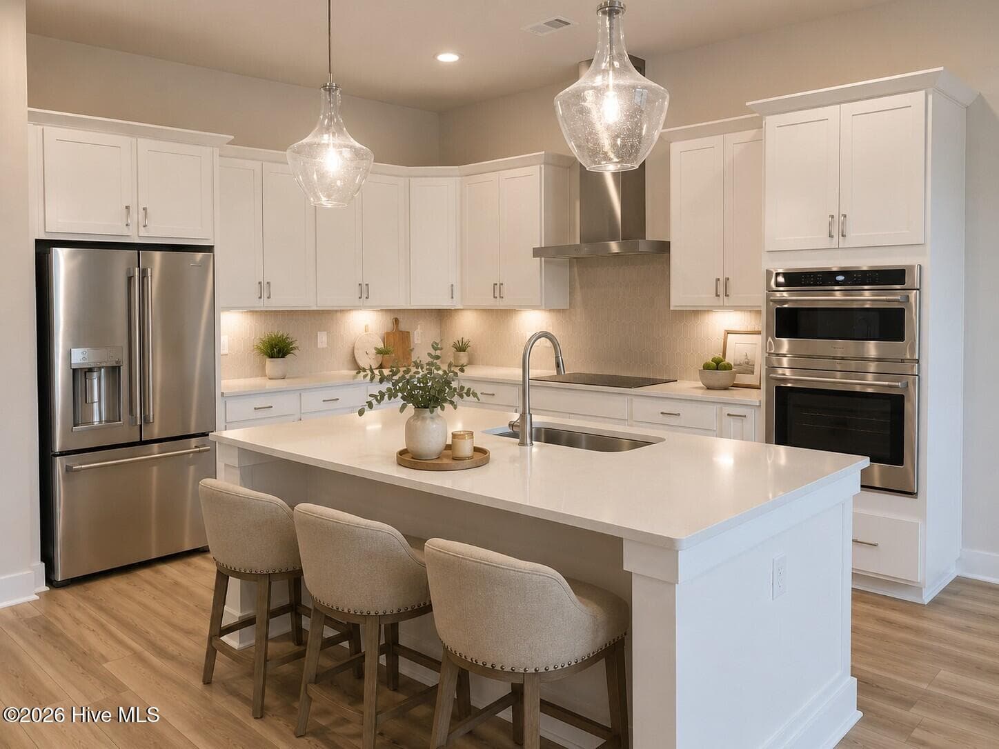 Photos of the same floor plan virtually staged for illustrative purposes. See Design Collection for colors and selections for this home. - 2003 Oakton Drive 1, Southport, NC 28461