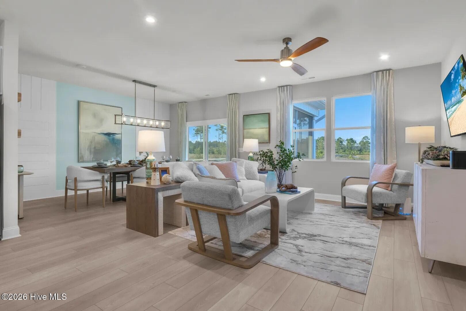 This is a photo of a staged version of this floorplan. The specific finishes and selections can vary for this specific home. - 6247 Raystone Way, Leland, NC 28451
