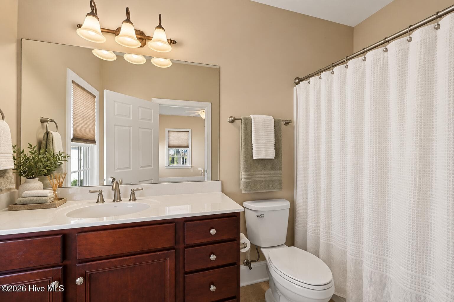 Bathroom with Adjoins to Bedroom #3. - 207 S Academy Street, Washington, NC 27889