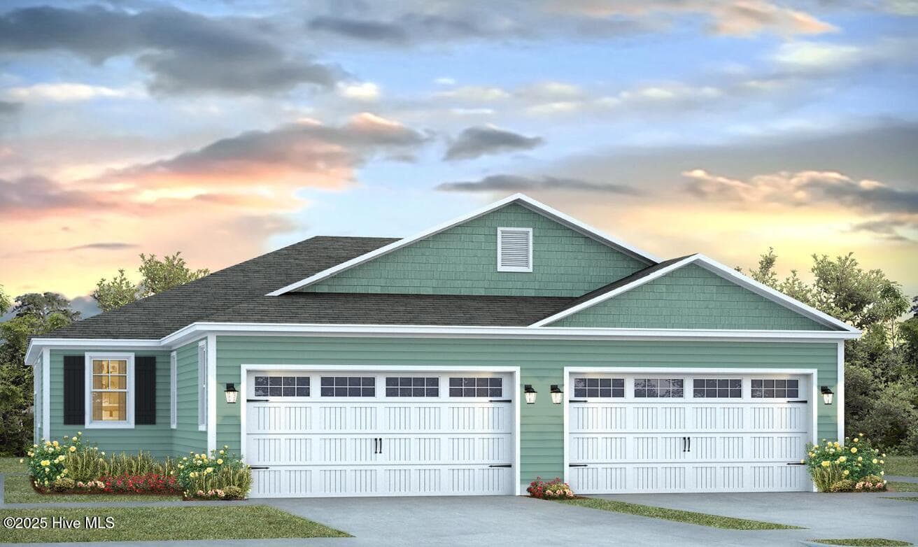 Rendering of duets...this unit is on the right - 3048 Bottlebrush Drive Unit 2082, Leland, NC 28451