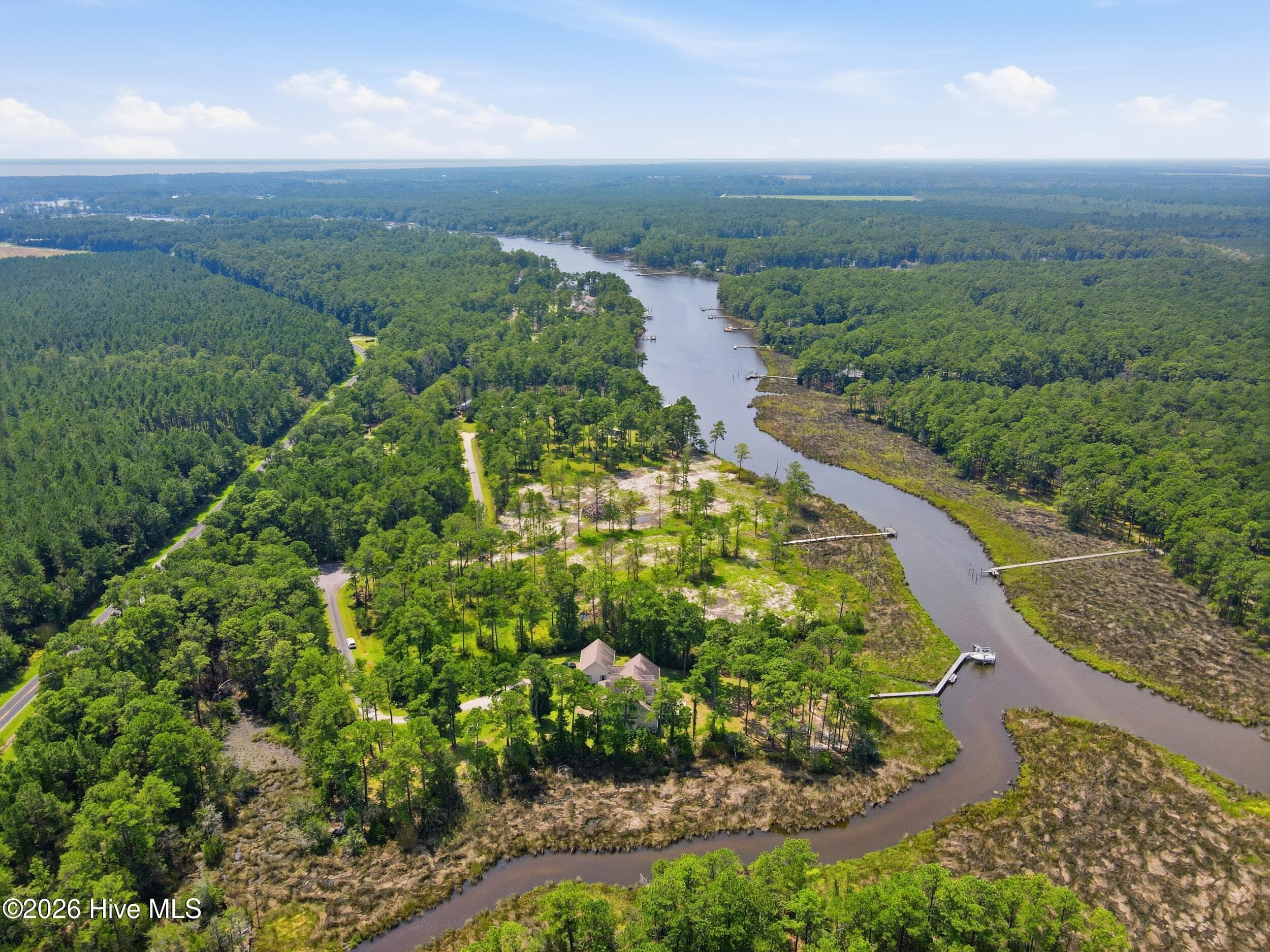 Aerial View / Waterview - 2436 Brown Creek Road, Merritt, NC 28556