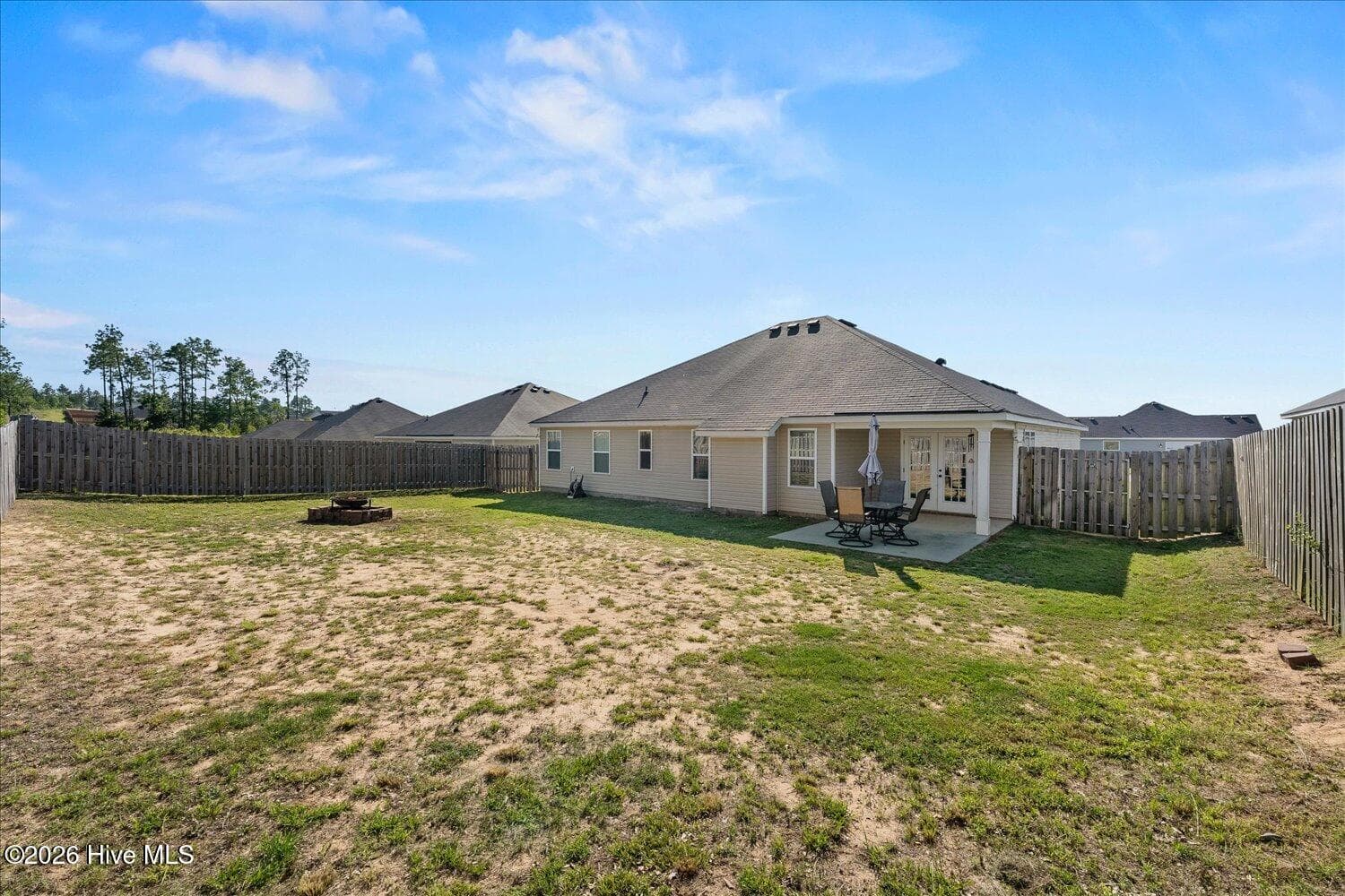Backyard - 3049 Easton Drive, Hephzibah, GA 30815