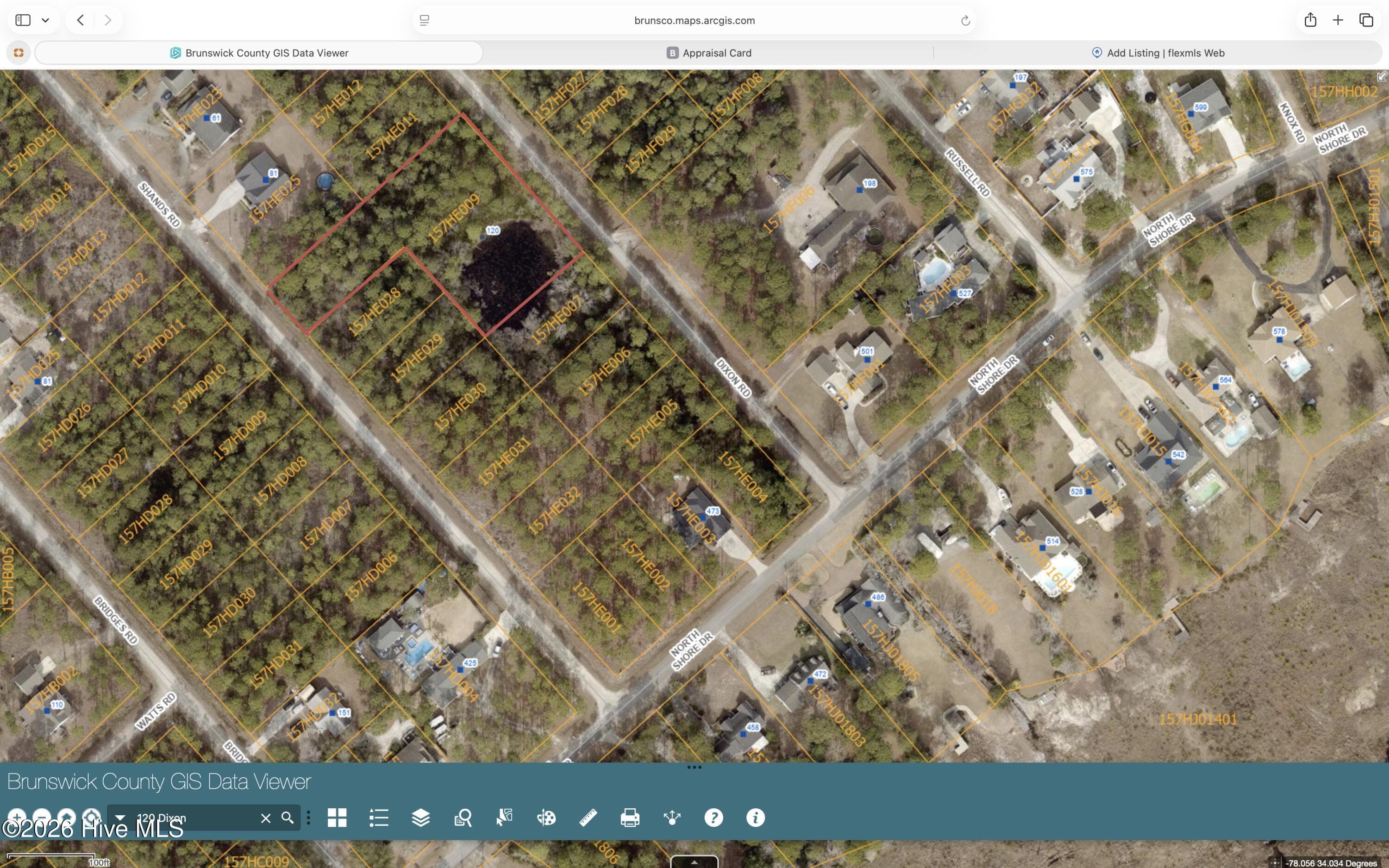 Residential Lot at 120 Dixon Road, Boiling Spring Lakes, NC 28461, photo 4 of 4
