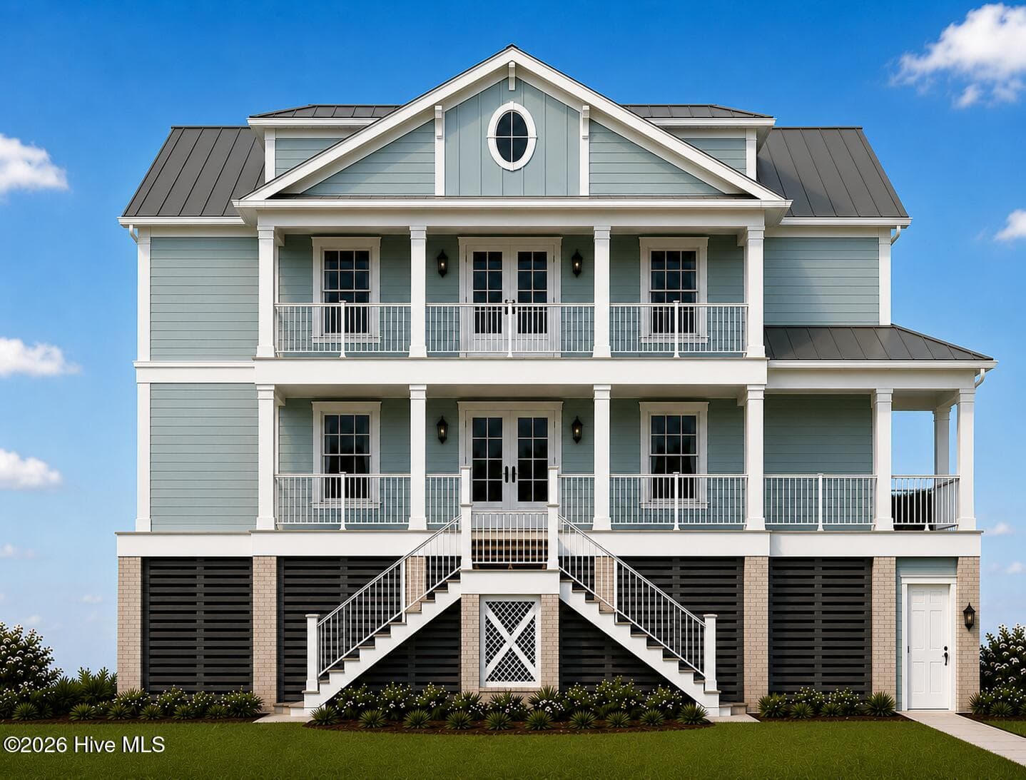 AI rendering based on plans - Street view - 664 Augustine Avenue SW, Supply, NC 28462