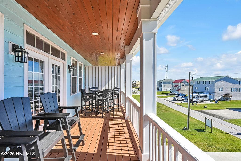 Balcony off dining & living room - 246 Grandview Drive, Sneads Ferry, NC 28460