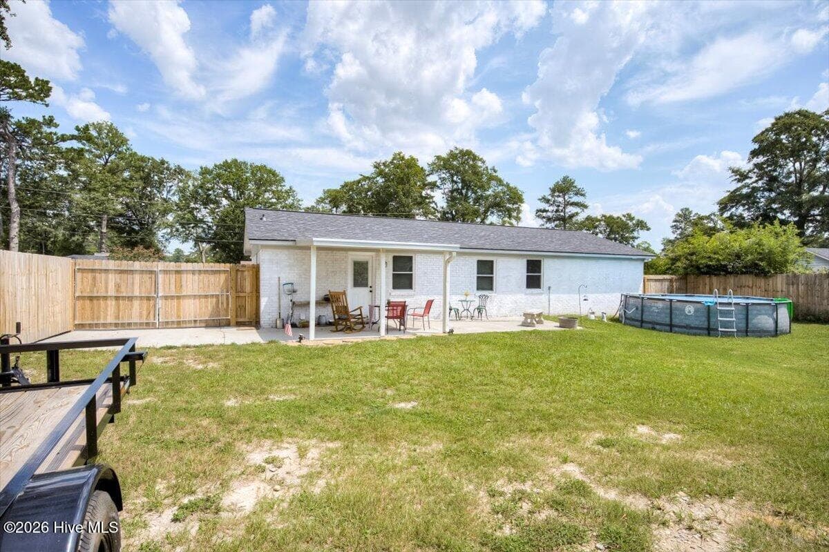 Large fenced backyard. - 4121 Langley Street, Martinez, GA 30907