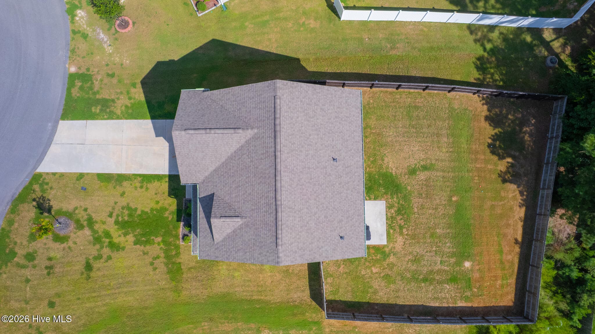 Fully fenced-in backyard - 424 Apricot Lane, Carthage, NC 28327